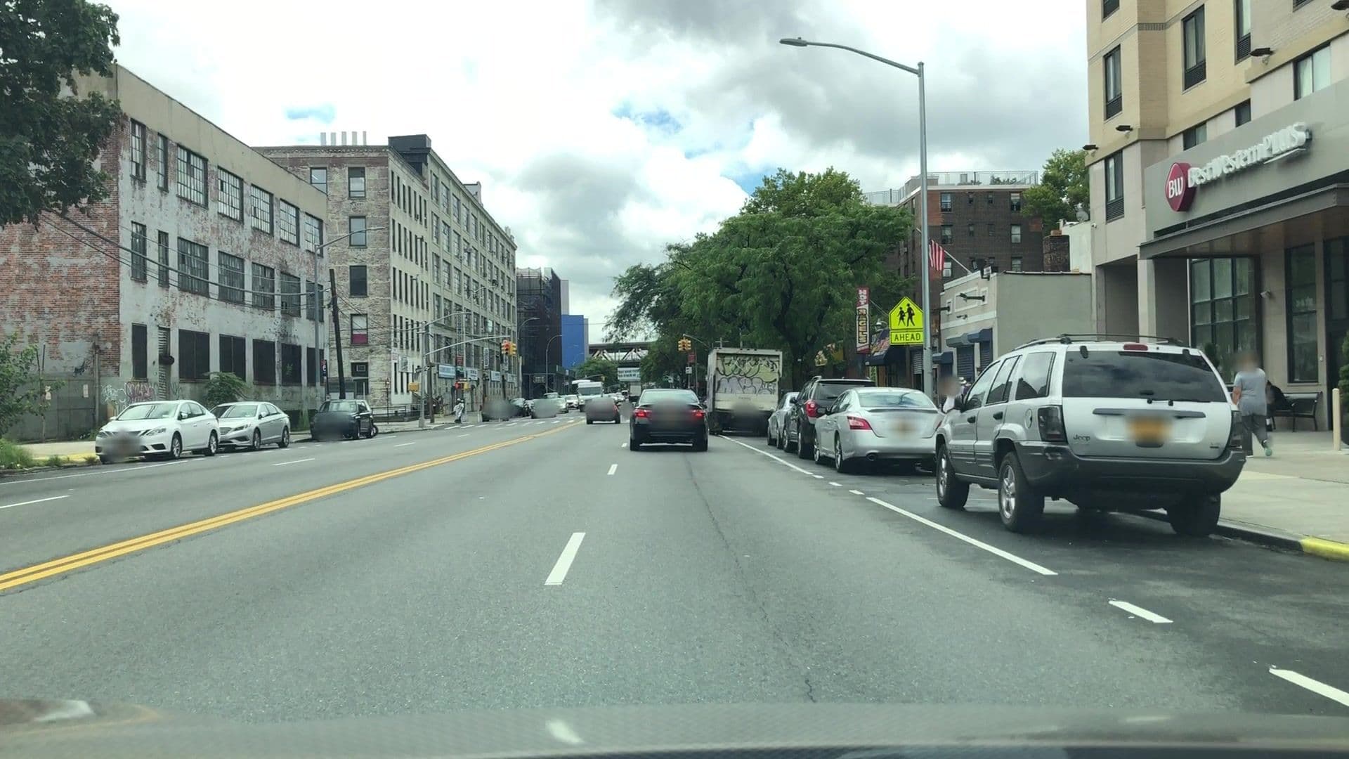Street view near Sleep Inn Hotel, Long Island City — © lvl5 (CC BY-SA · Mapillary)