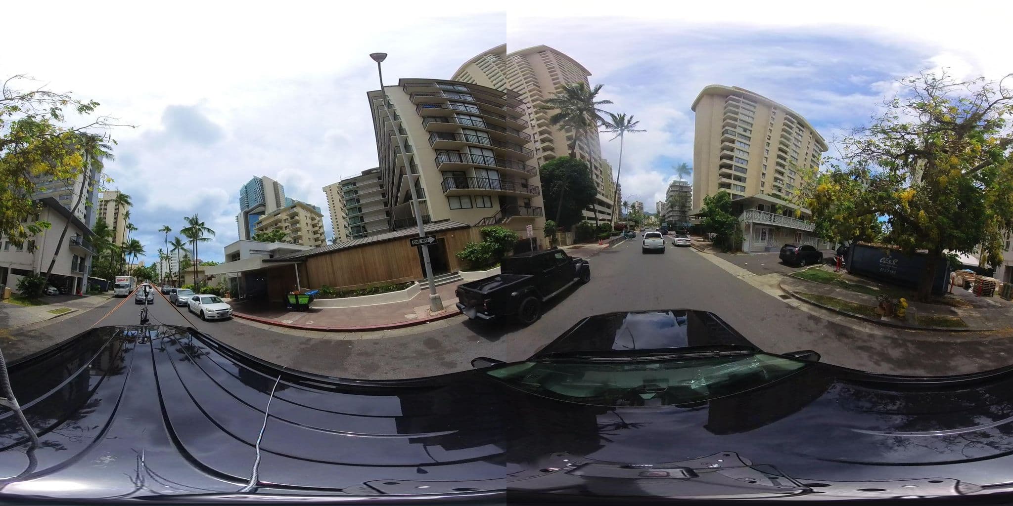 Street view near The Surfjack, Waikīkī — © hmhtb (CC BY-SA · Mapillary)