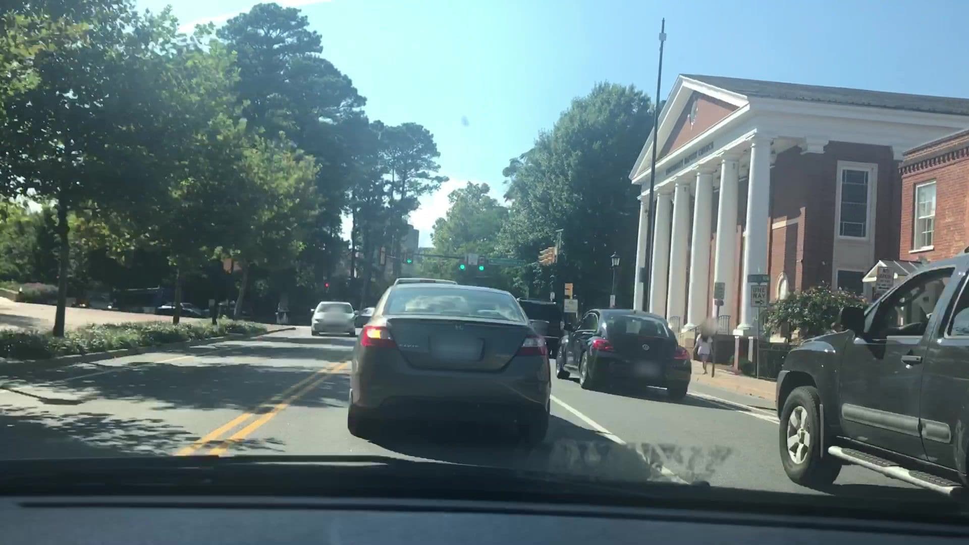 Street view near Dinsmore Inn at the University, Charlottesville — © lvl5 (CC BY-SA · Mapillary)