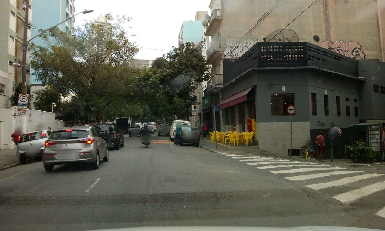 Street view near Hotel Ipanema, Consolação — © thierrytelenav (CC BY-SA · Mapillary)