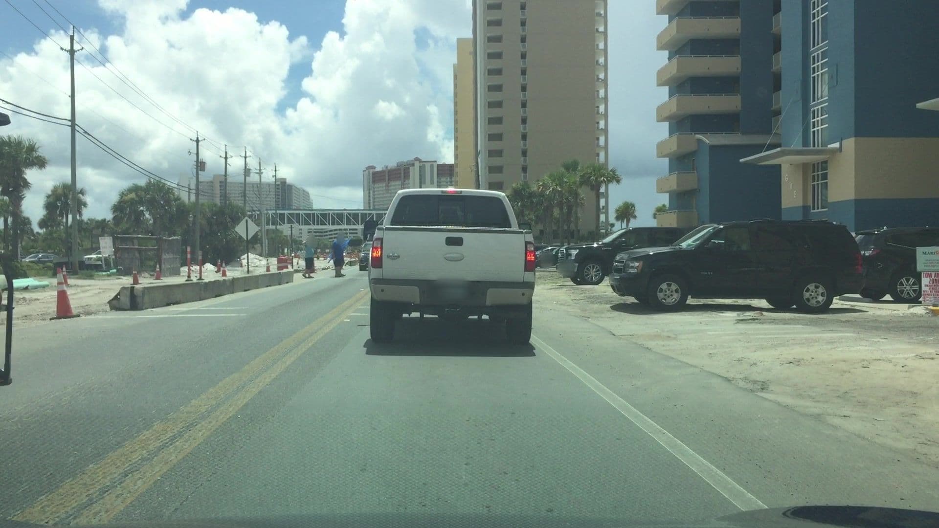 Street view near Grandview East & West Condominiums, Panama City Beach