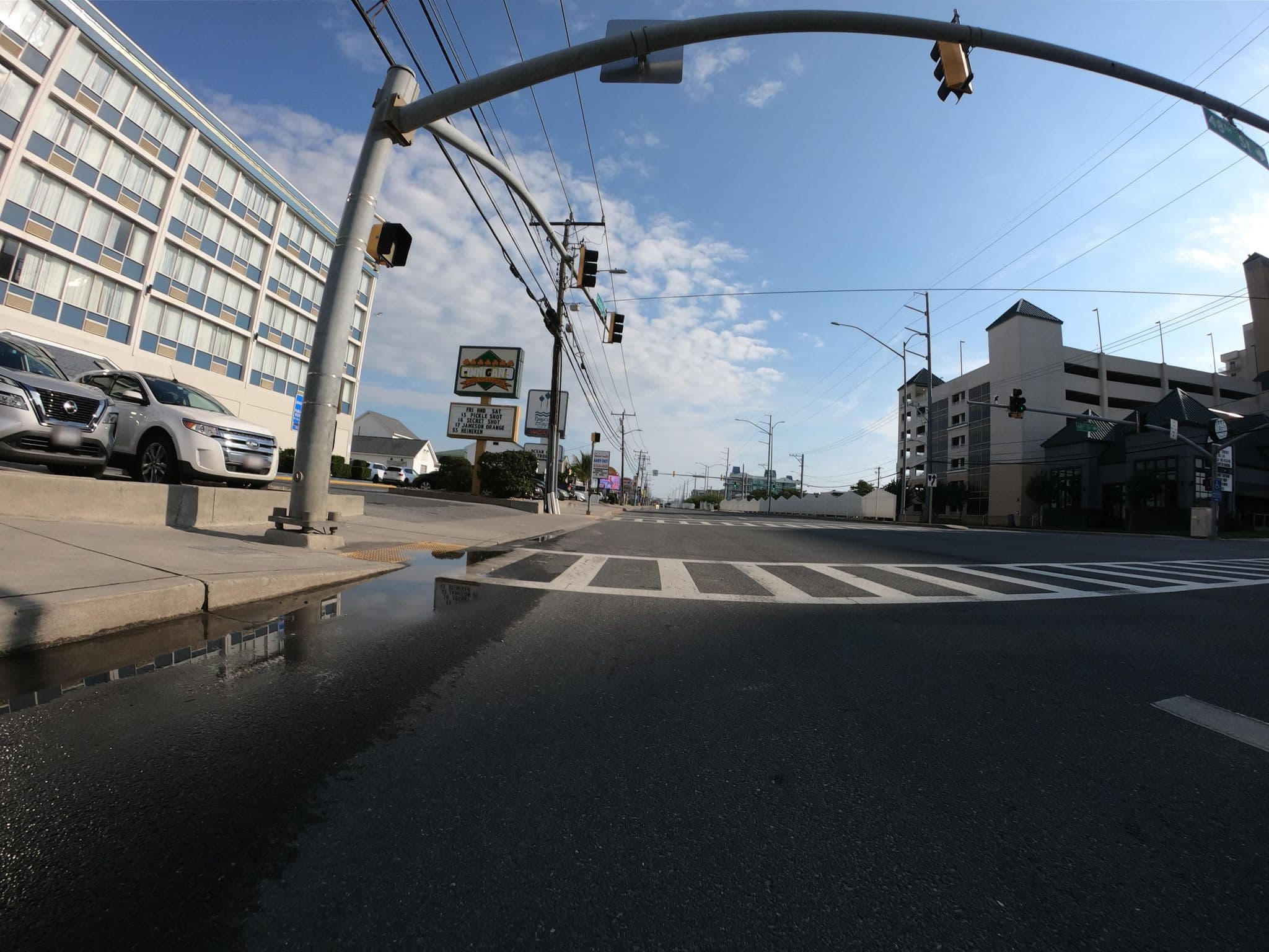 Street view near Princess Bayside Beach Hotel, West Ocean City
