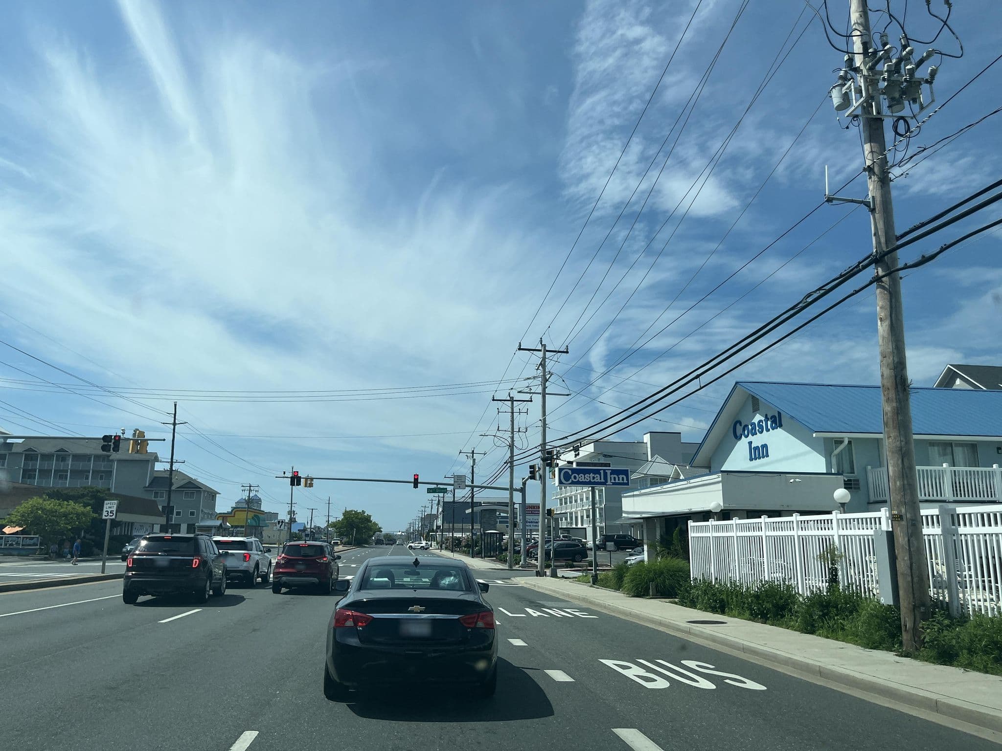 Street view near Coastal Inn, West Ocean City