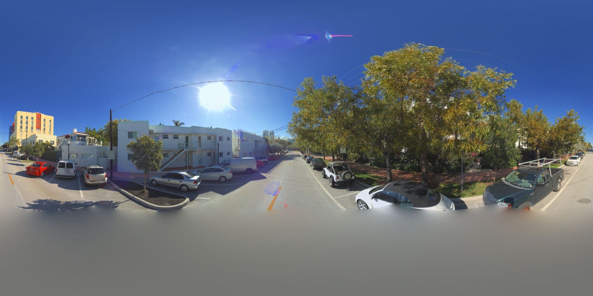 Street view near The Fountain Condo Vacation Rentals, Miami Beach