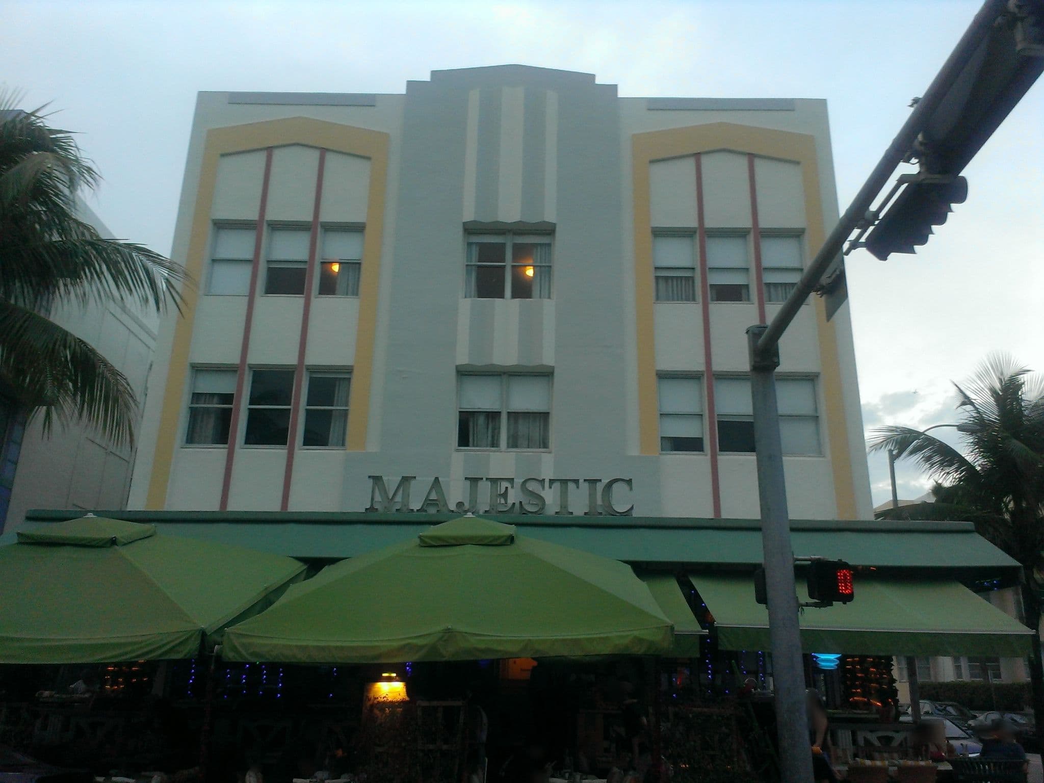 Street view near Majestic Hotel, Miami Beach