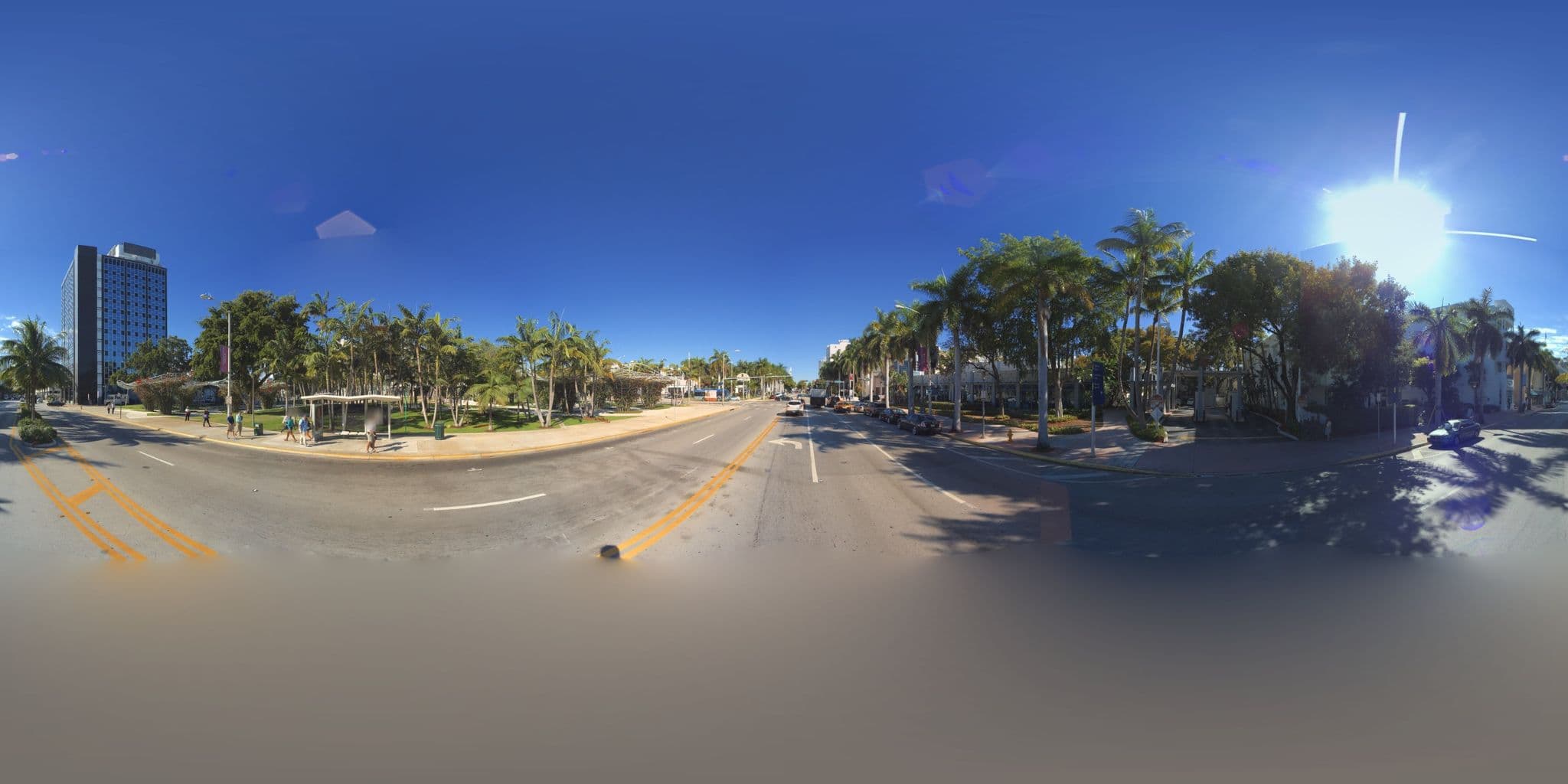 Street view near Greenview, Miami Beach