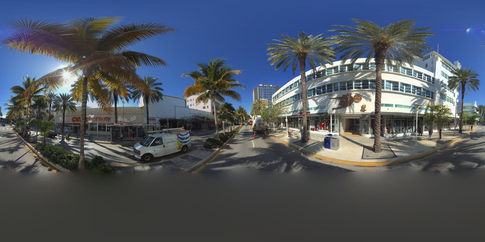Street view near Albion Hotel South Beach, Miami Beach