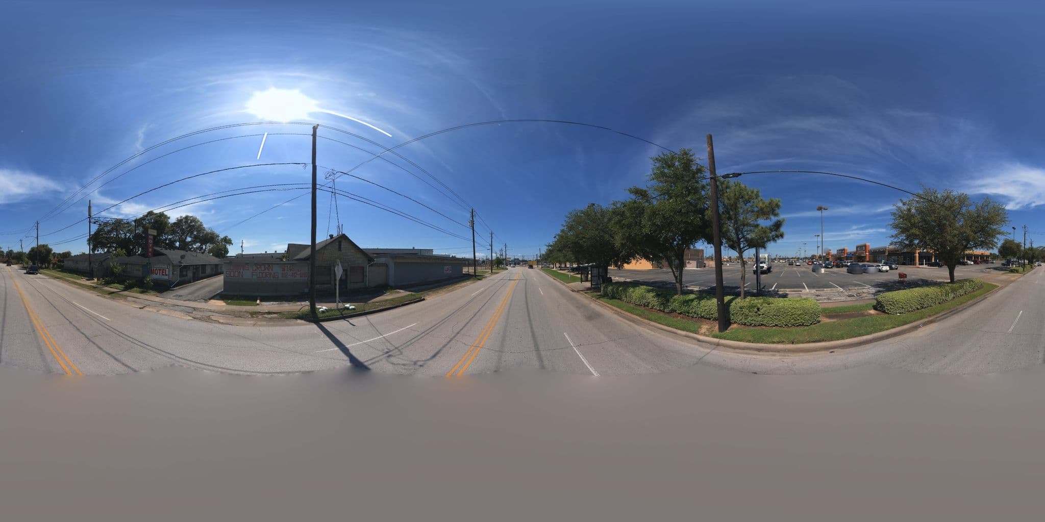 Street view near Josephine Motel, Houston