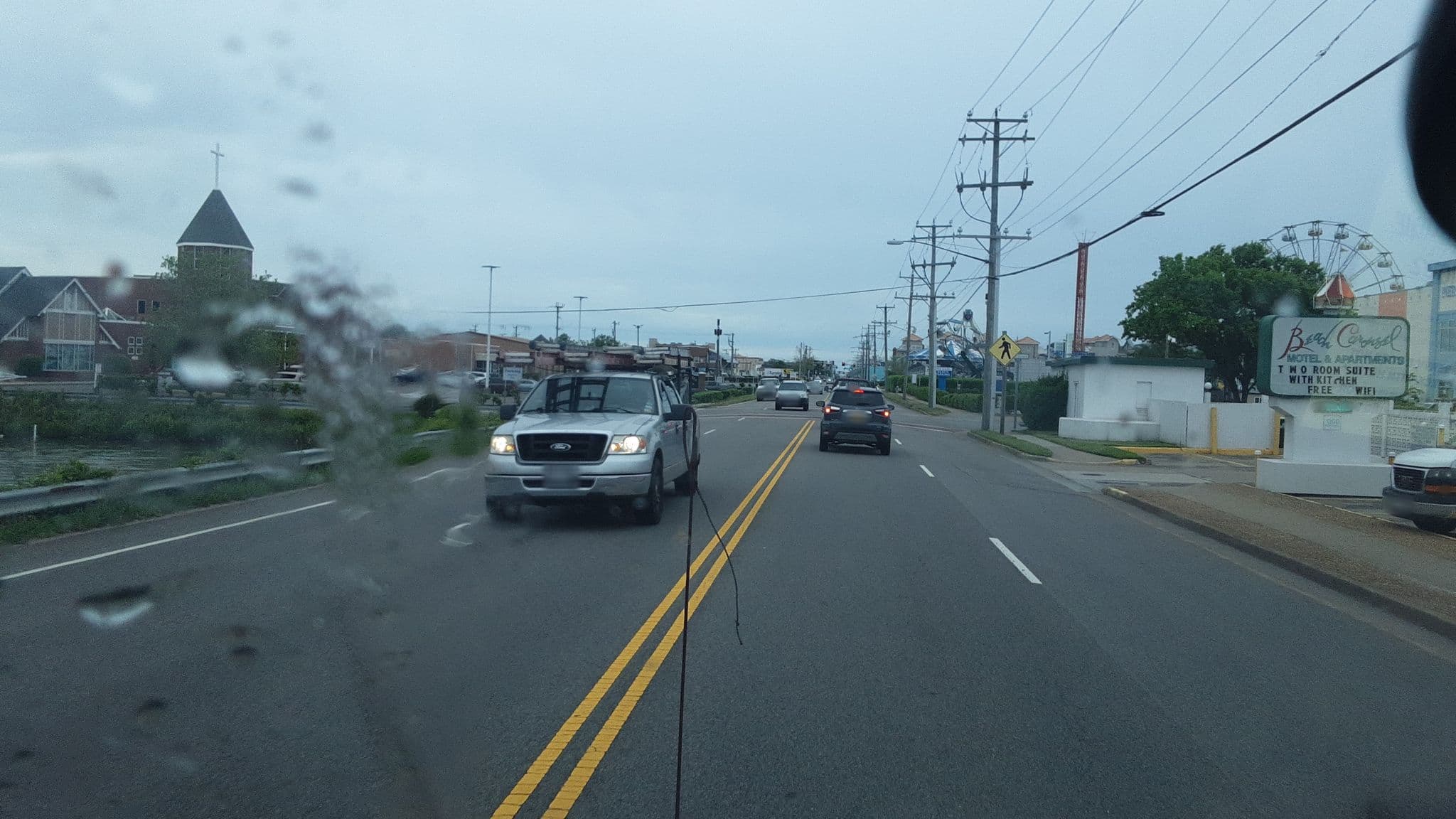 Street view near Beach Carousel Motel, Virginia Beach — © jbthemilker (CC BY-SA · Mapillary)