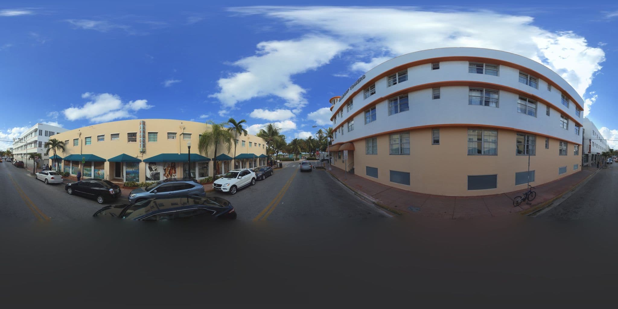 Street view near Sherbrooke All Suites Hotel, Miami Beach