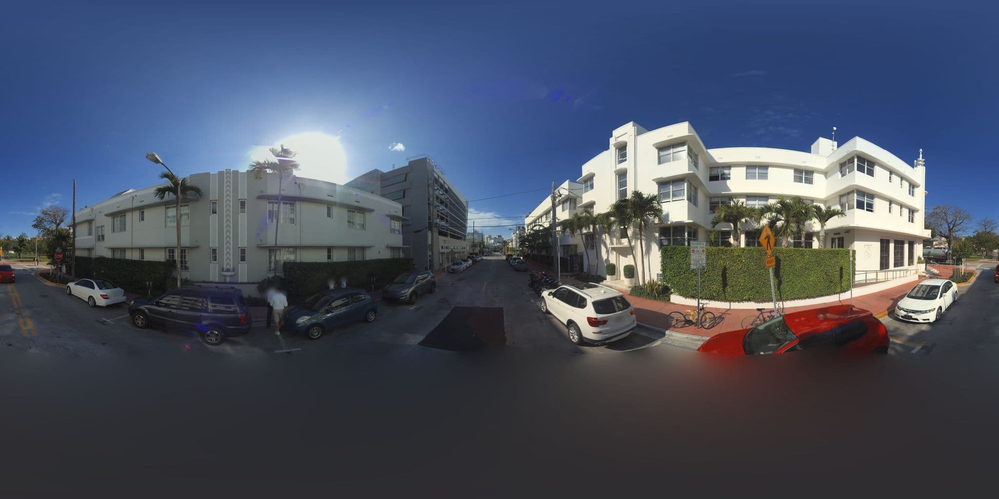 Street view near Abbey Hotel, Miami Beach