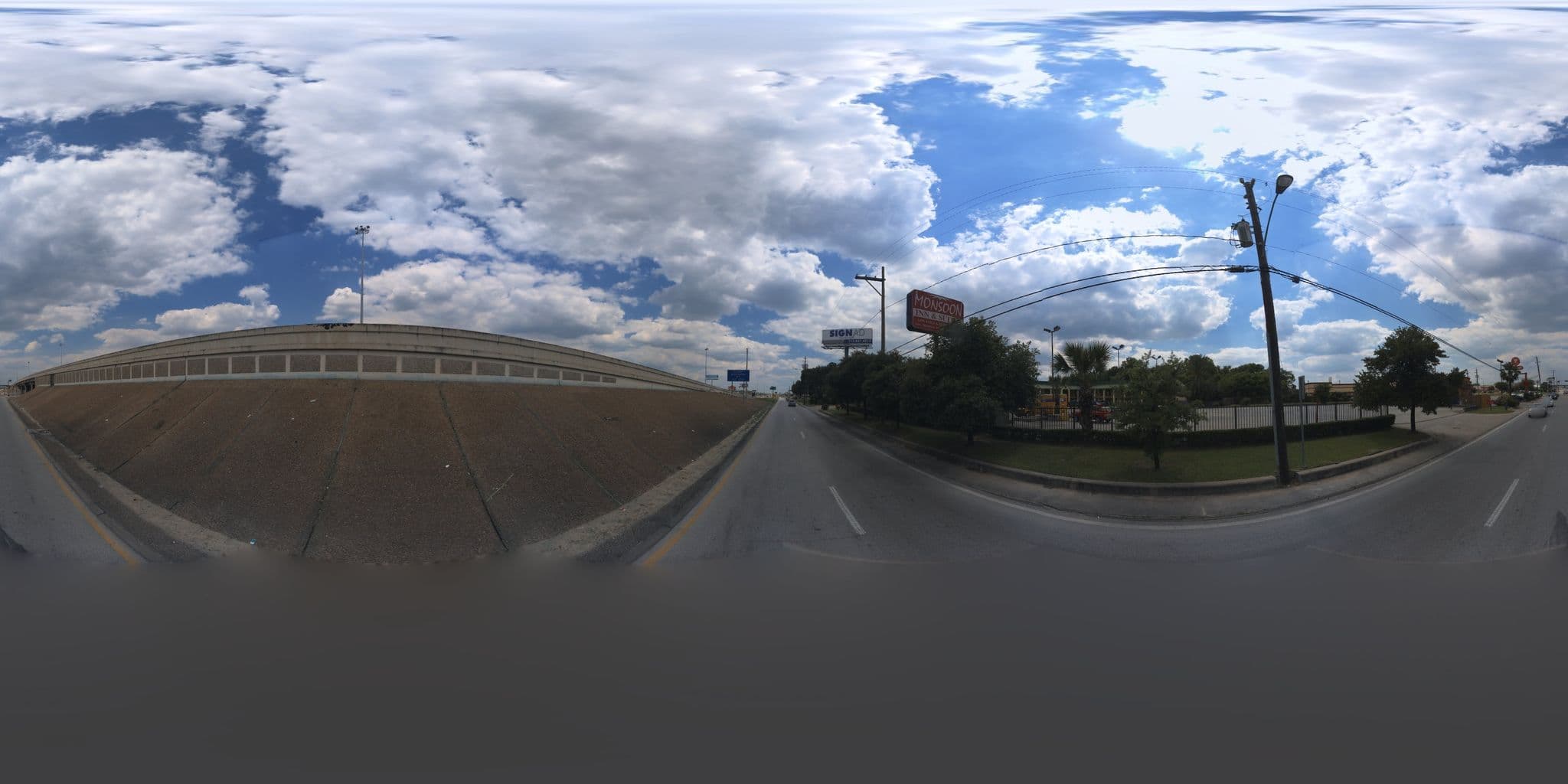 Street view near Monsoon Inn, Aldine — © microsoft (CC BY-SA · Mapillary)