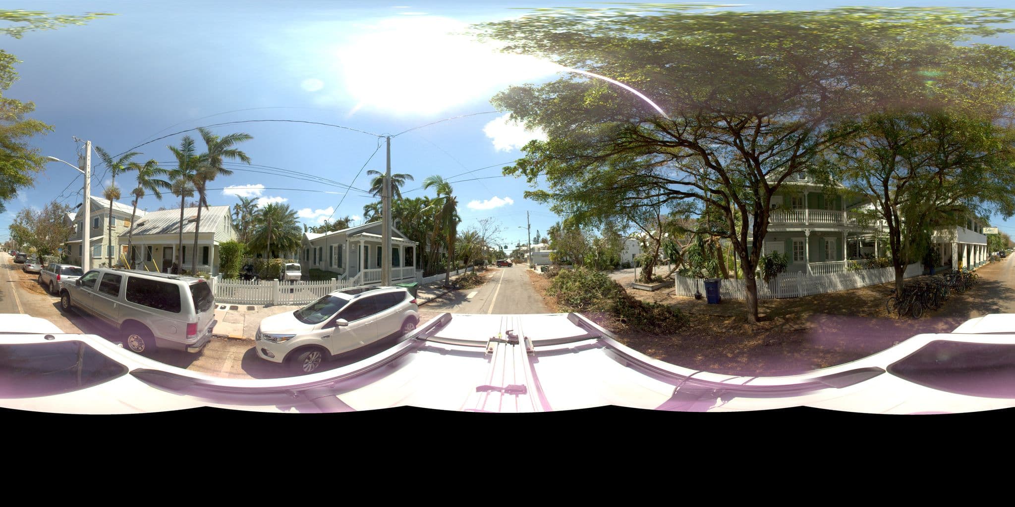 Street view near Eden House, Key West