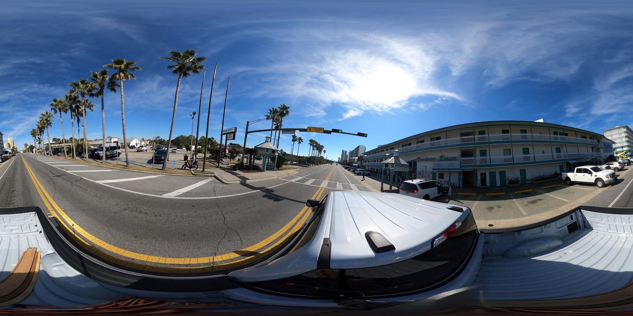 Street view near Sandpiper Beacon Beach Resort, Panama City Beach