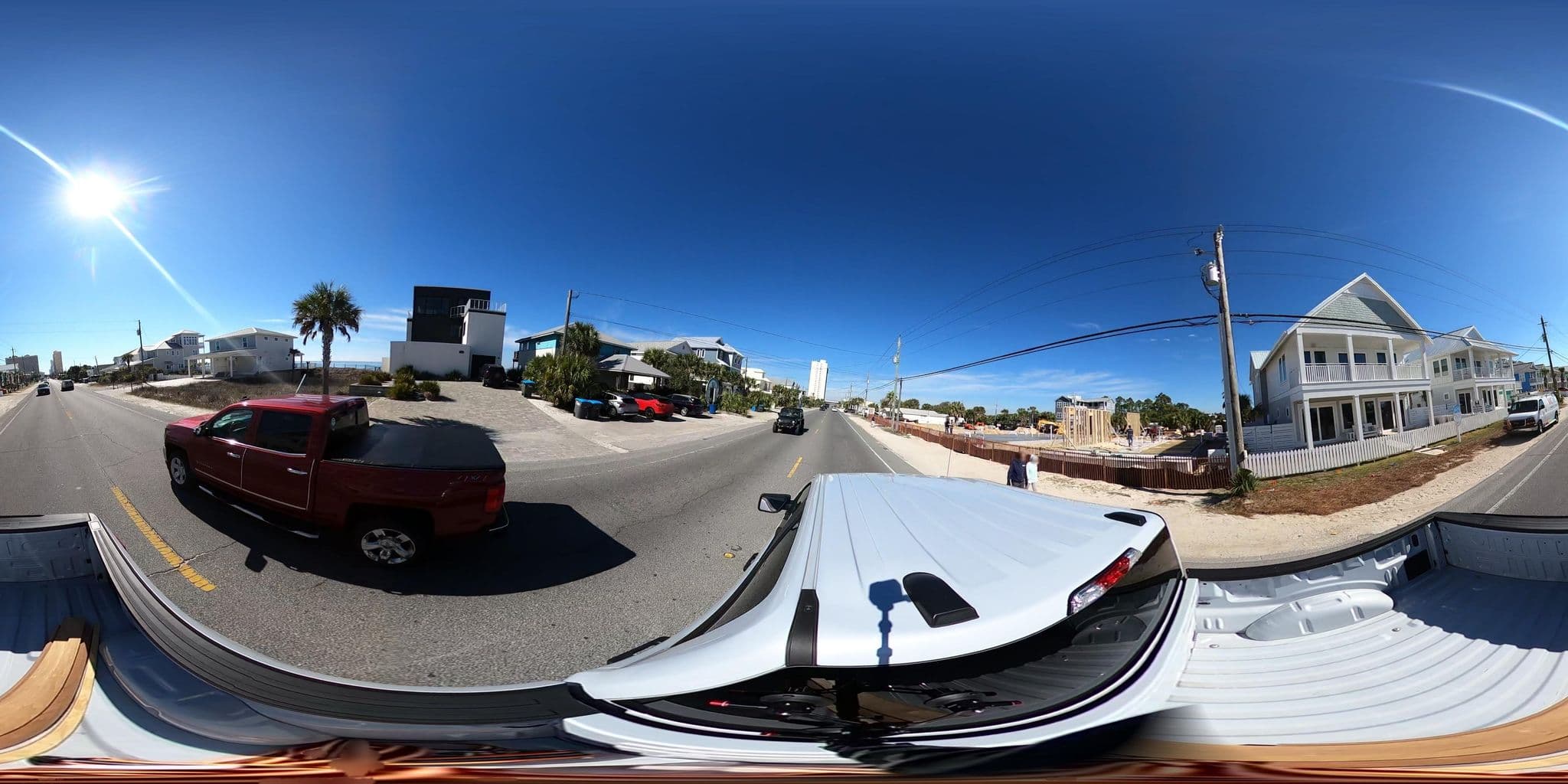 Street view near Blue Dolphin, Panama City Beach