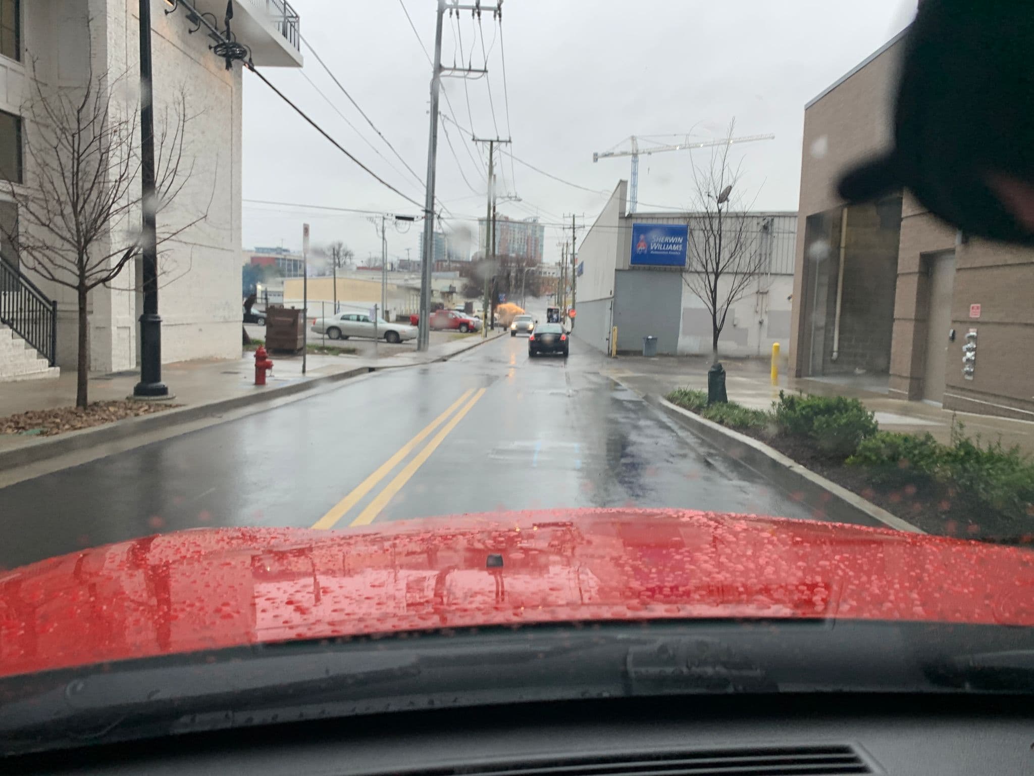 Street view near Margaritaville Hotel, Nashville