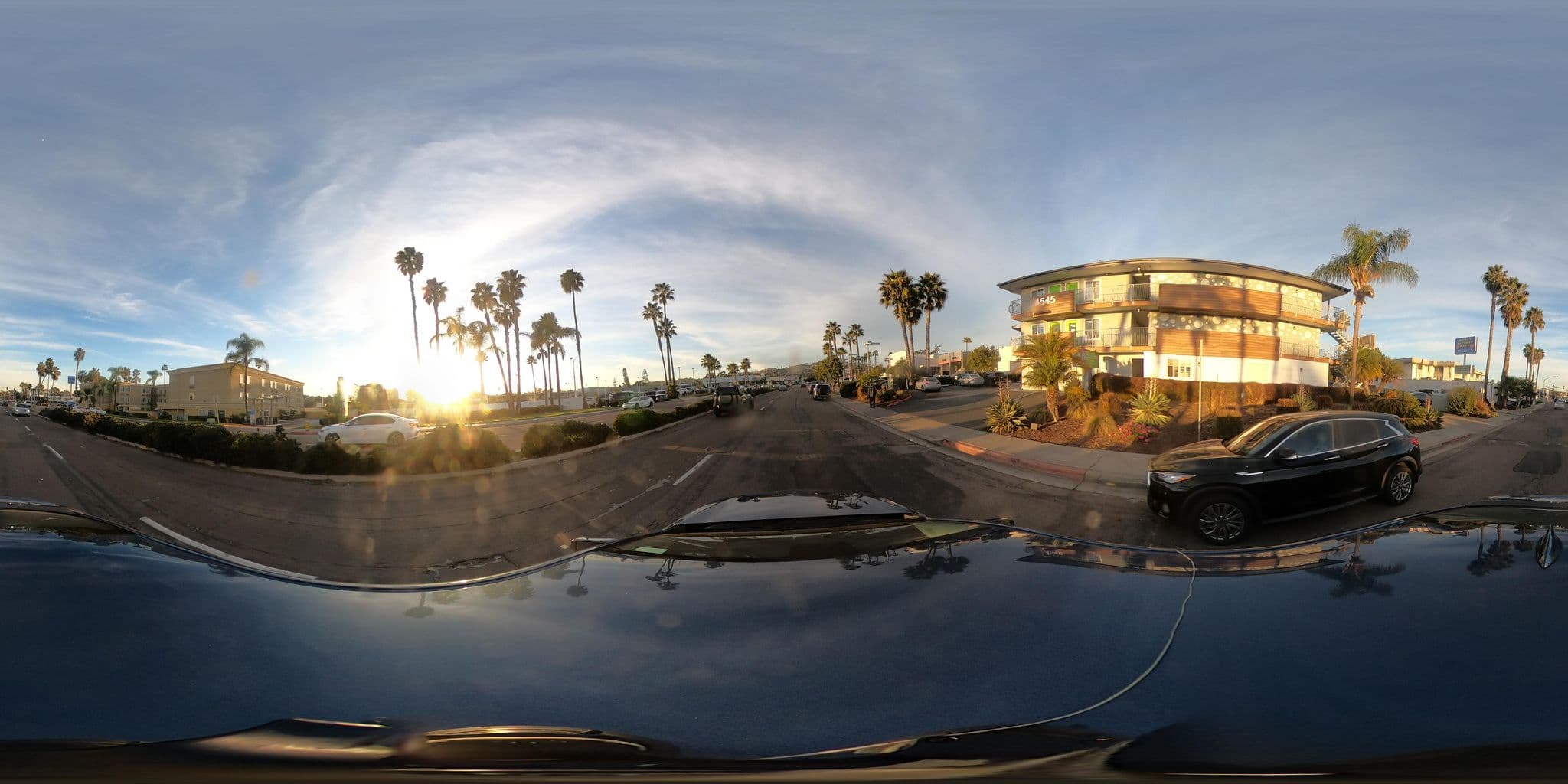 Street view near Red Roof Inn - Pacific Beach, San Diego, La Jolla — © GoProMAX3M (CC BY-SA · Mapillary)