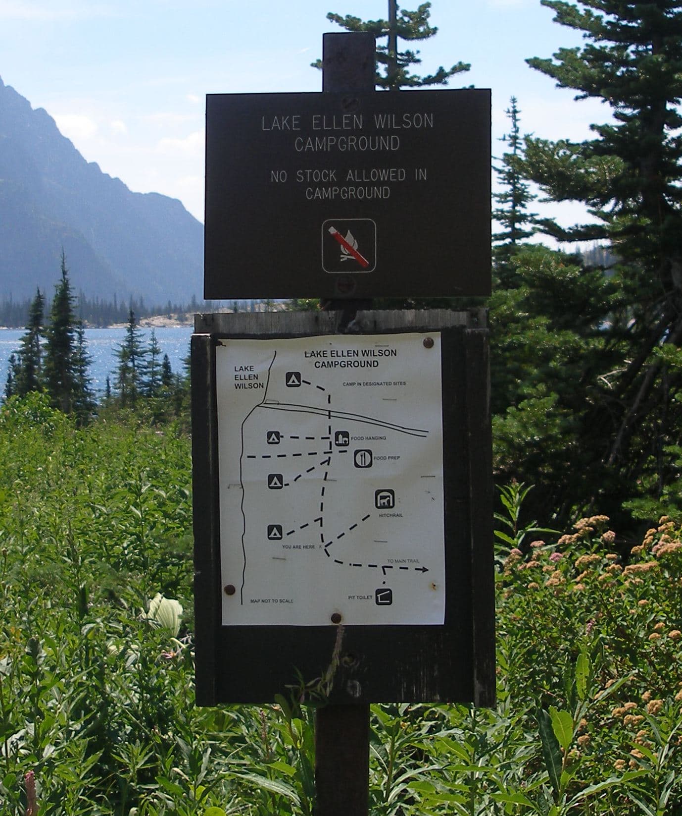 Lake Ellen Wilson (via Wikimedia Commons, CC BY 3.0)