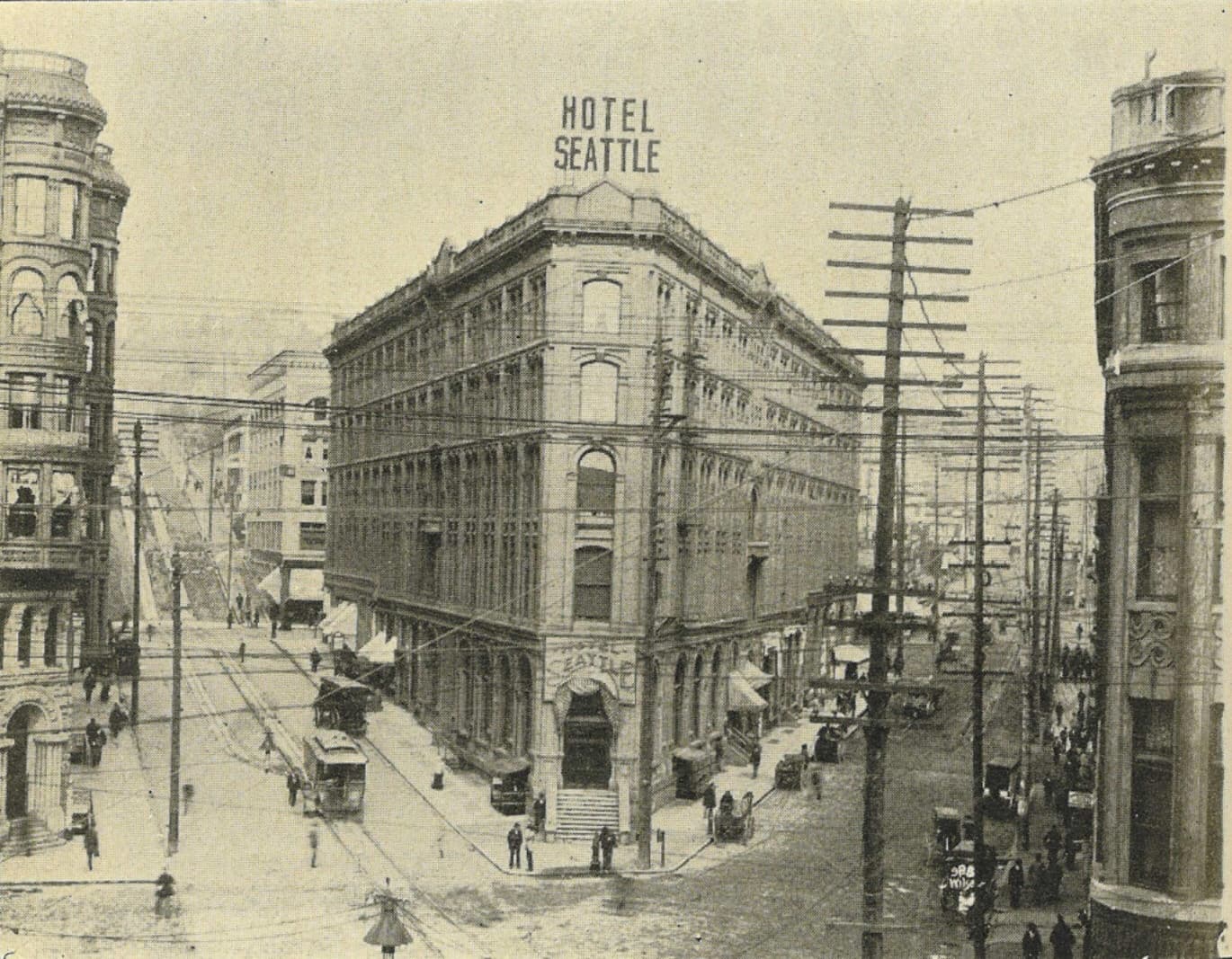 State Hotel Seattle (via Wikimedia Commons, Public domain)