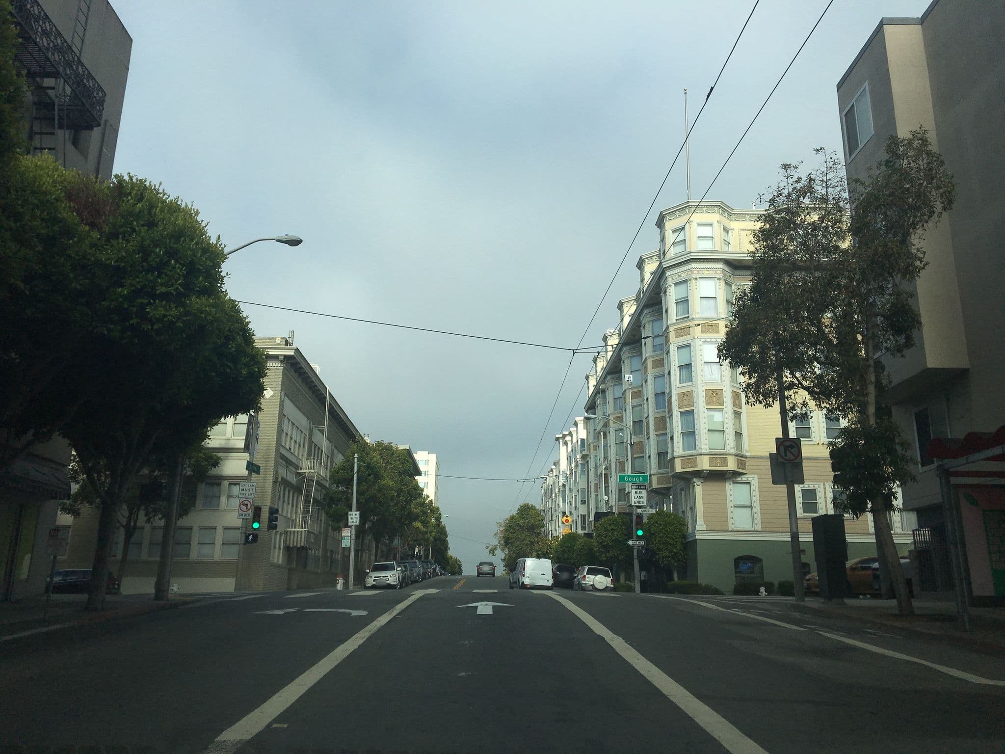 Street view near The Broadmoor, San Francisco