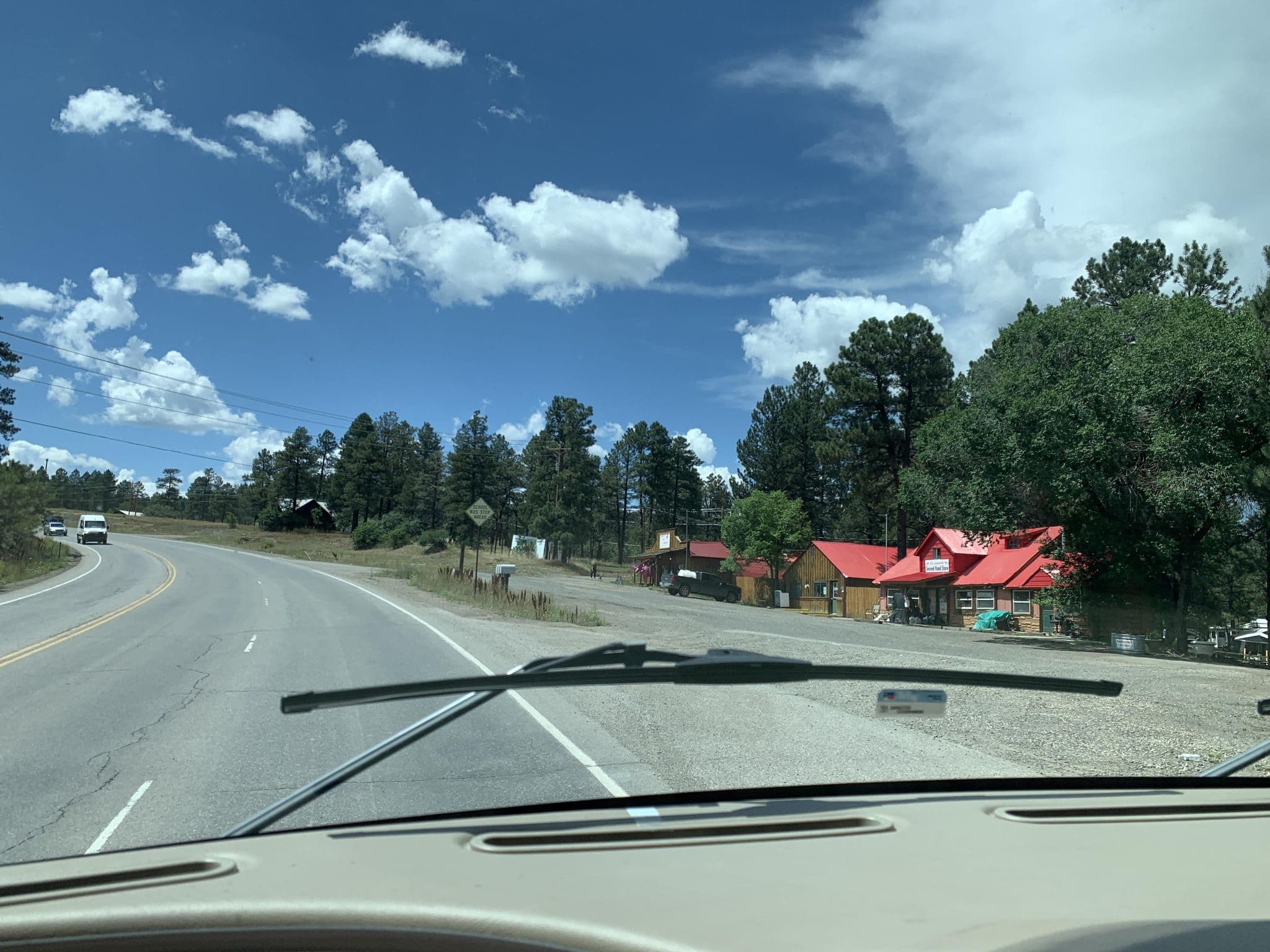 Street view near Pagosa Pines RV Park, Pagosa Springs — © kevinp2 (CC BY-SA · Mapillary)