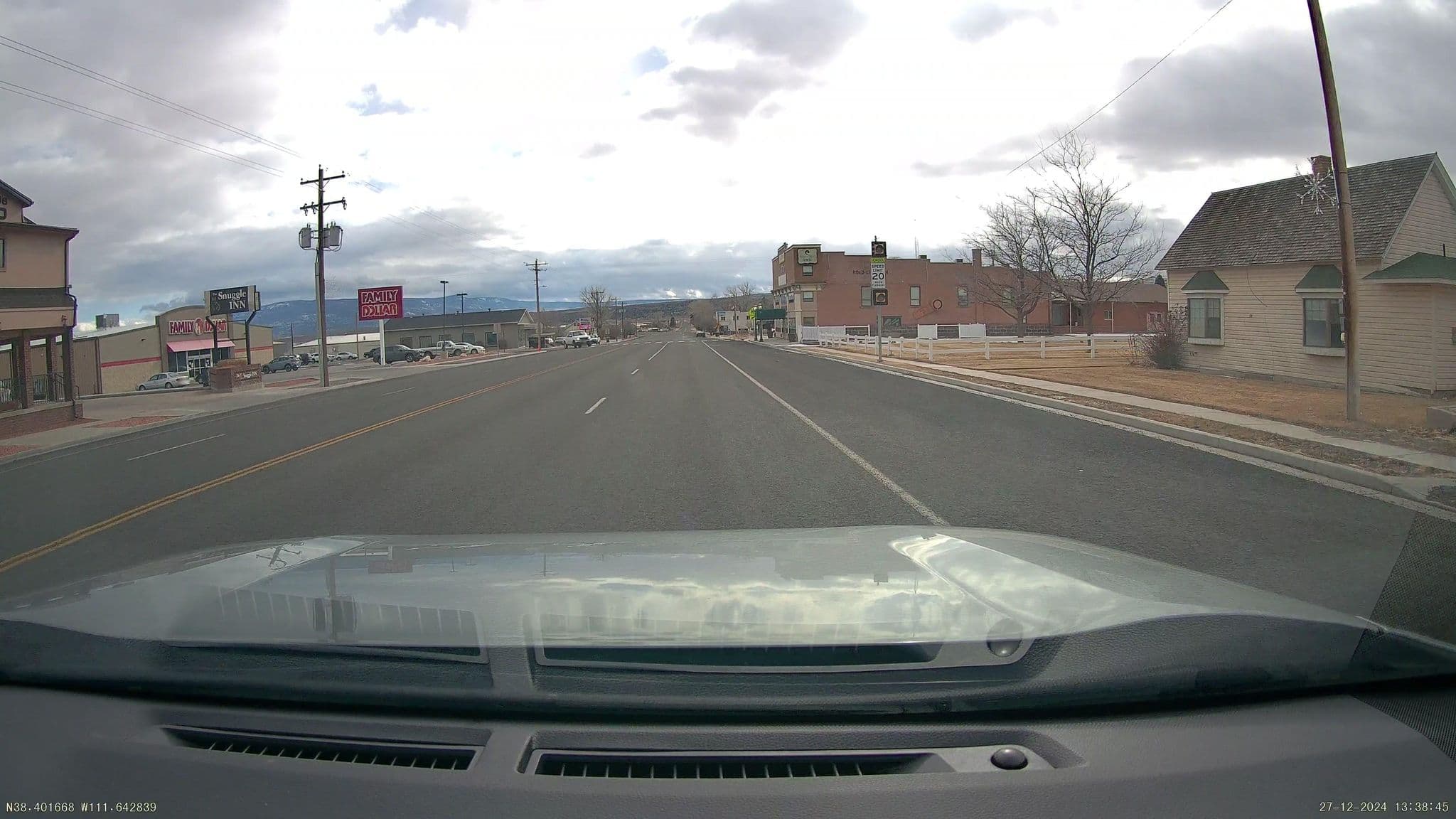 Street view near Snuggle Inn, Panguitch