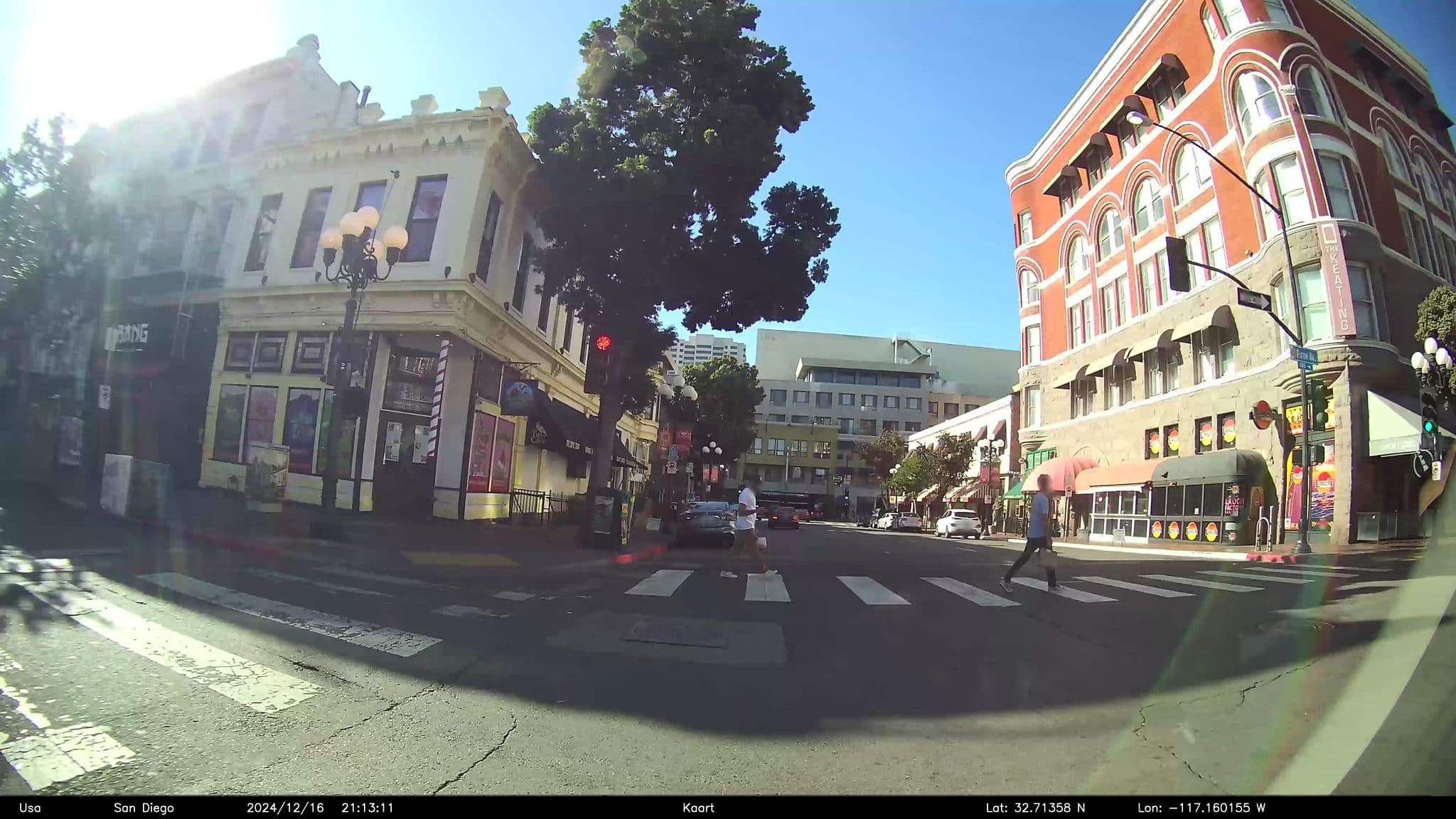 Street view near The Keating Hotel, San Diego