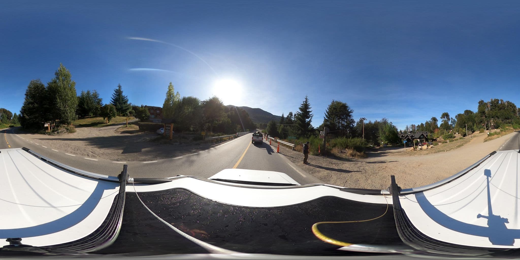 Street view near Encanto del Rio, Villa La Angostura
