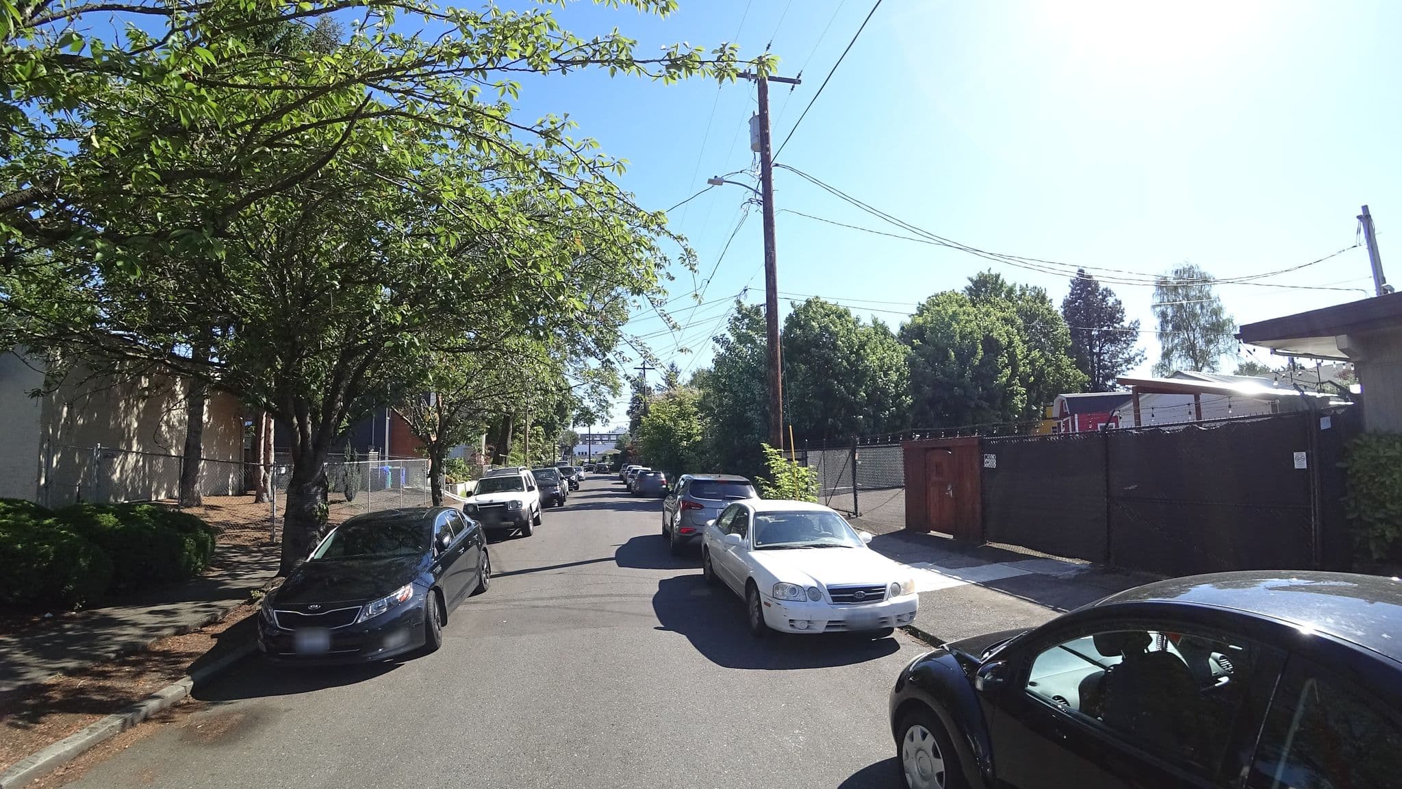 Street view near Tiny Digs, Portland