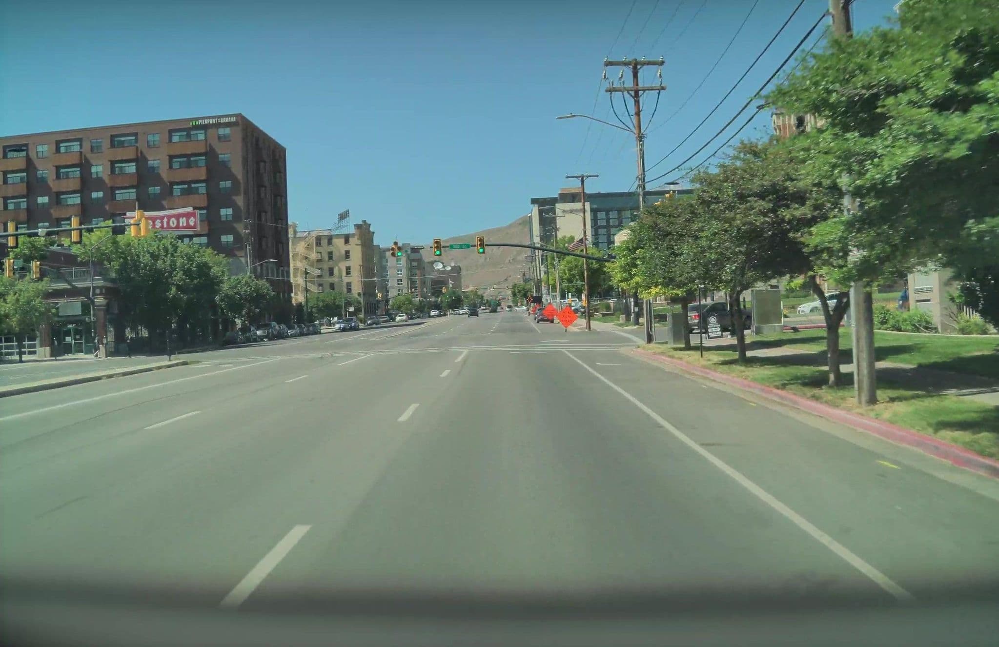 Street view near Residence Inn Salt Lake City Downtown, Salt Lake City — © alexilisei (CC BY-SA · Mapillary)