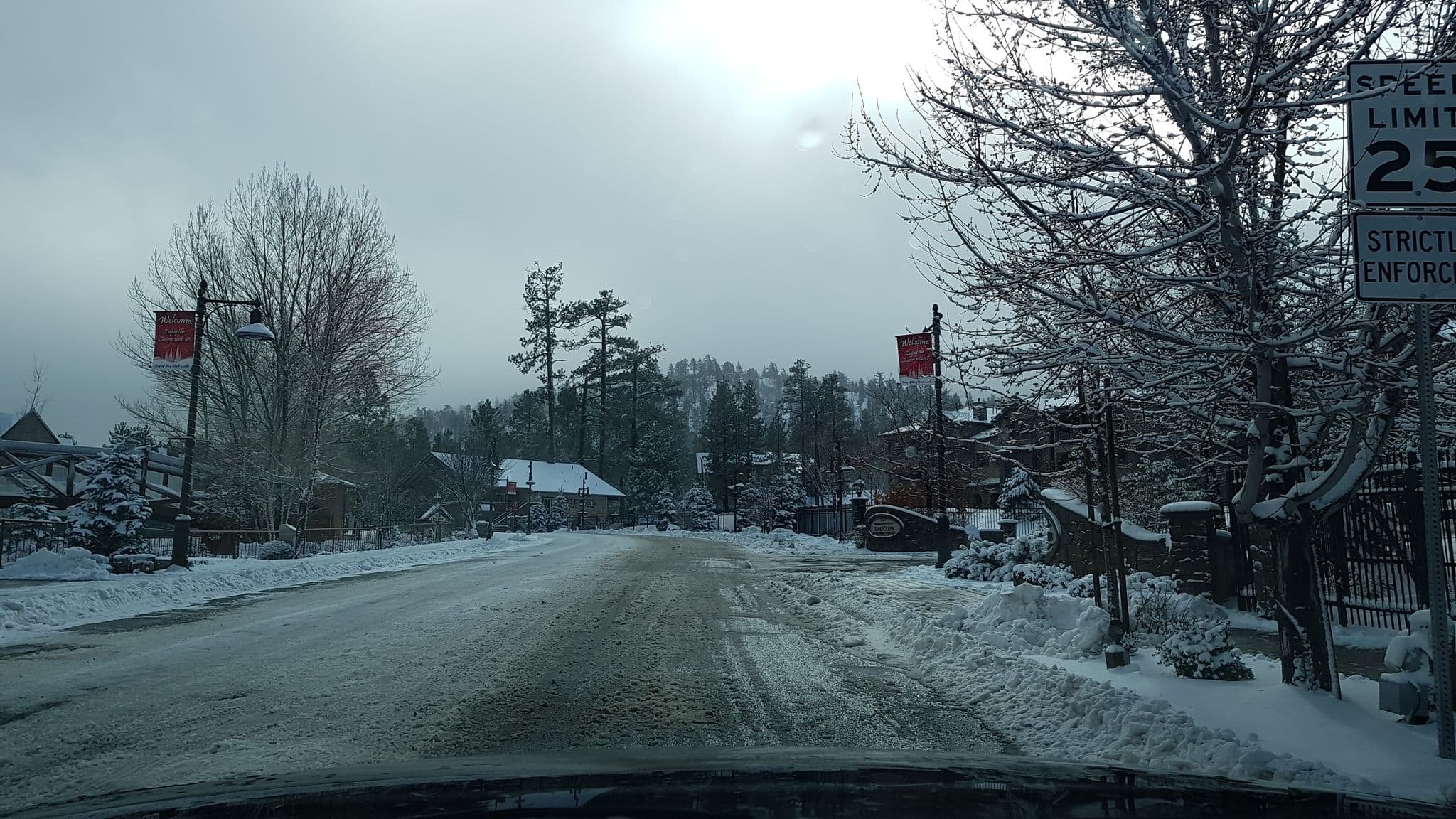 Street view near The Club, Big Bear Lake