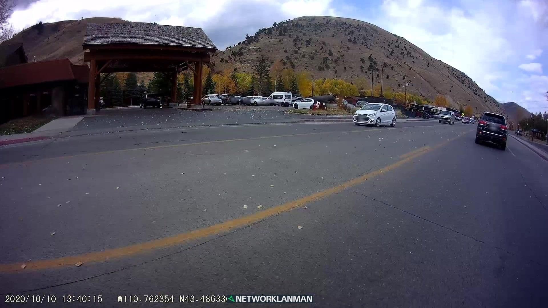 Street view near Rustic Inn Creekside Resort and Spa at Jackson Hole, Rafter J Ranch — © networklanman (CC BY-SA · Mapillary)