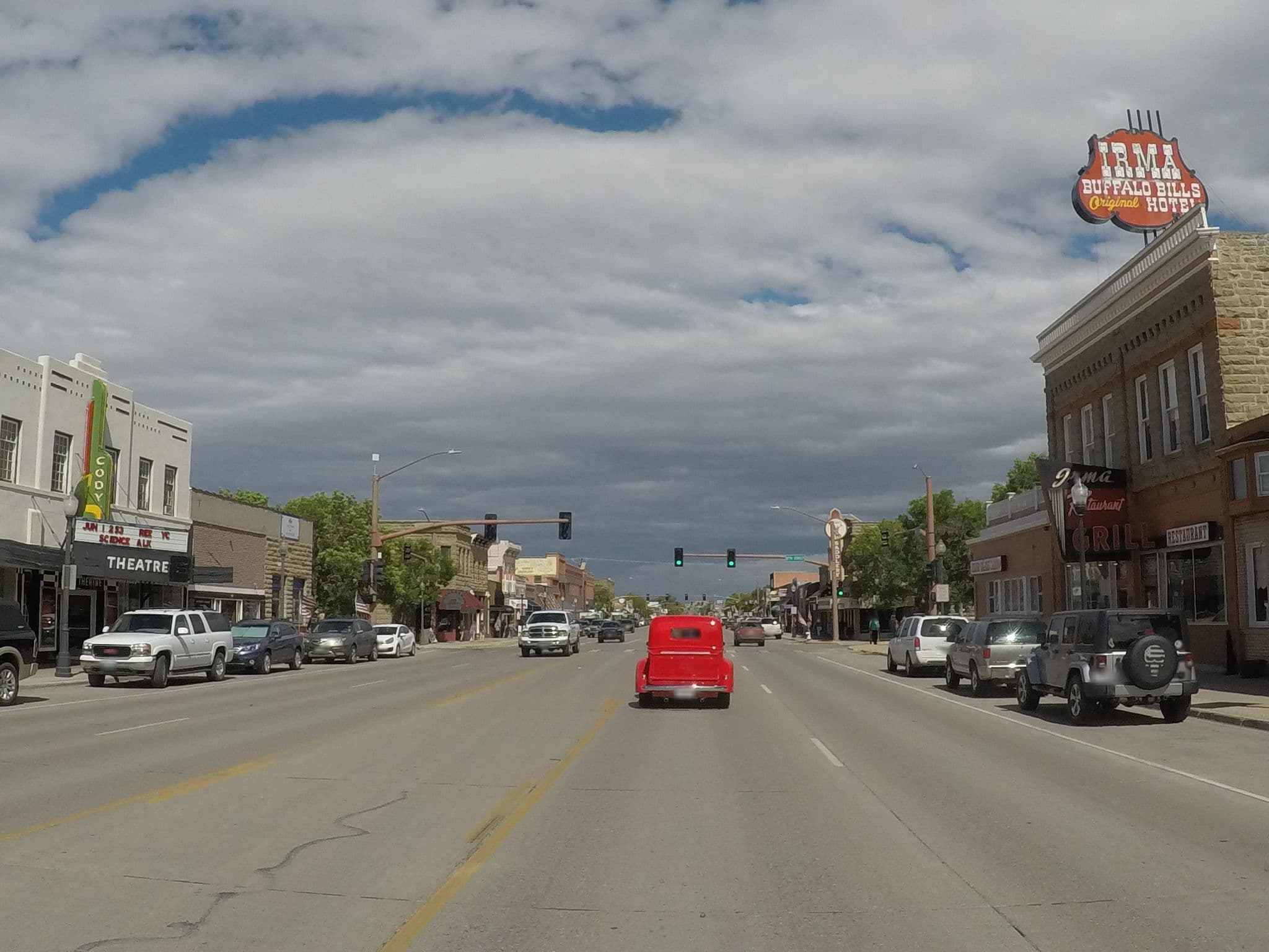 Street view near The Irma Hotel, Cody — © chrisbeddow (CC BY-SA · Mapillary)