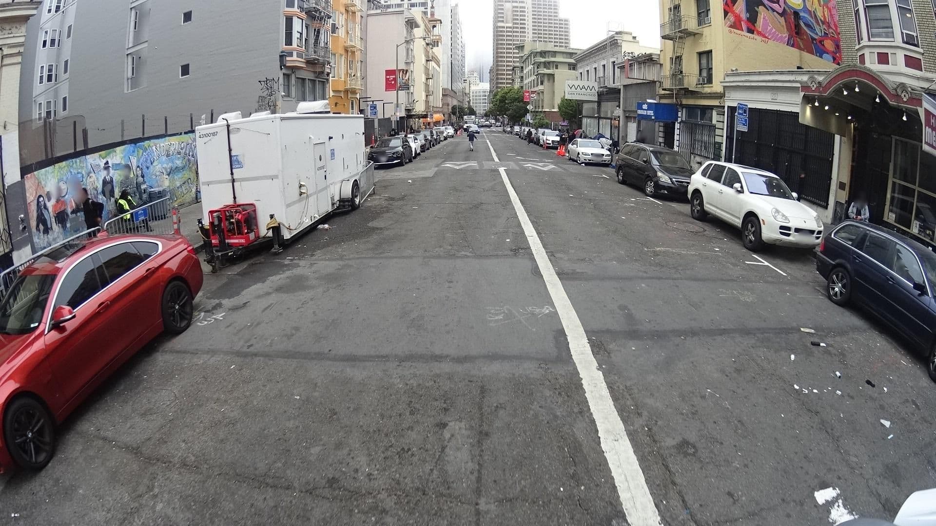 Street view near Hotel Mentone, San Francisco