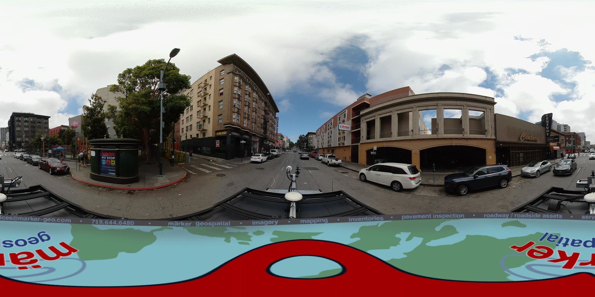 Street view near Motel 6, San Francisco
