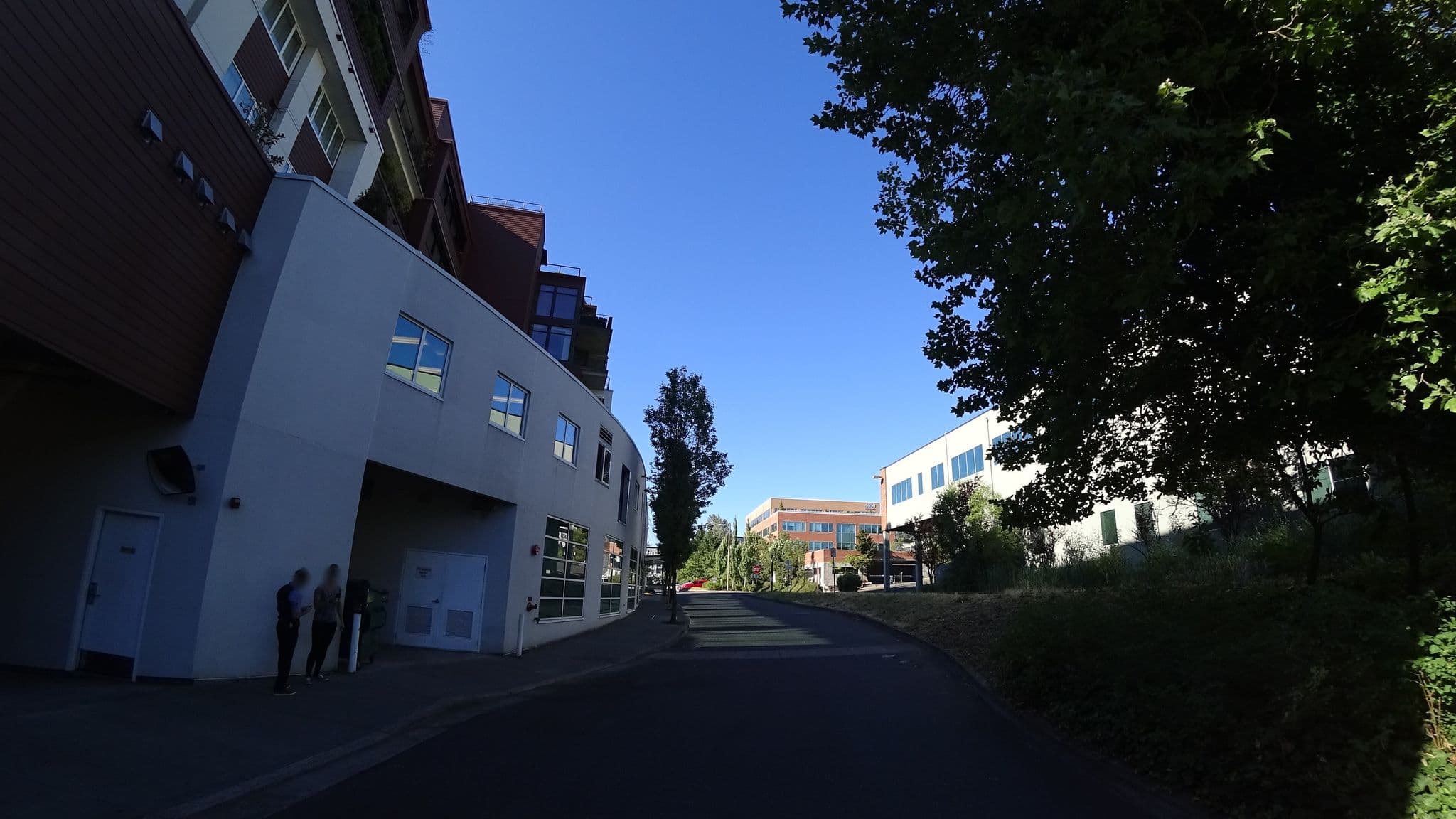 Street view near River's Edge Hotel, Portland