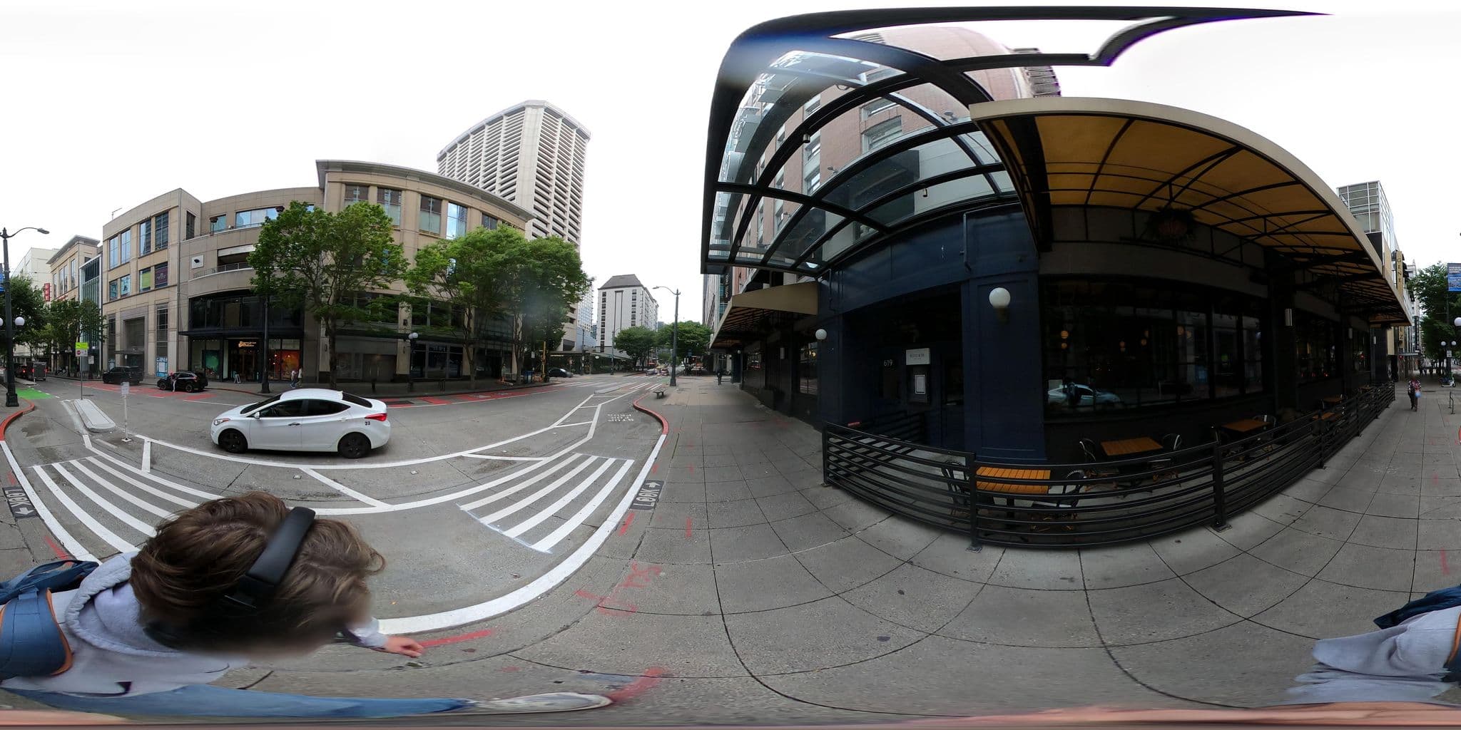 Street view near Hotel Theodore, Seattle