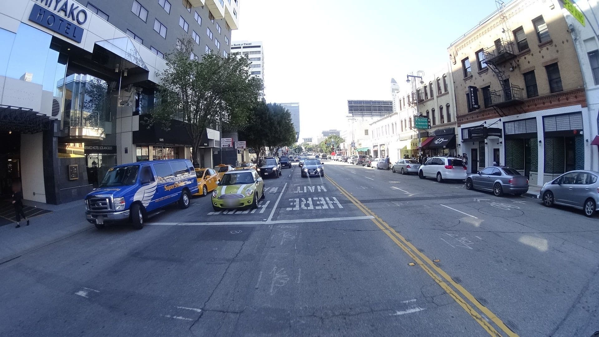Street view near Miyako Hotel, Los Angeles — © mly_la (CC BY-SA · Mapillary)