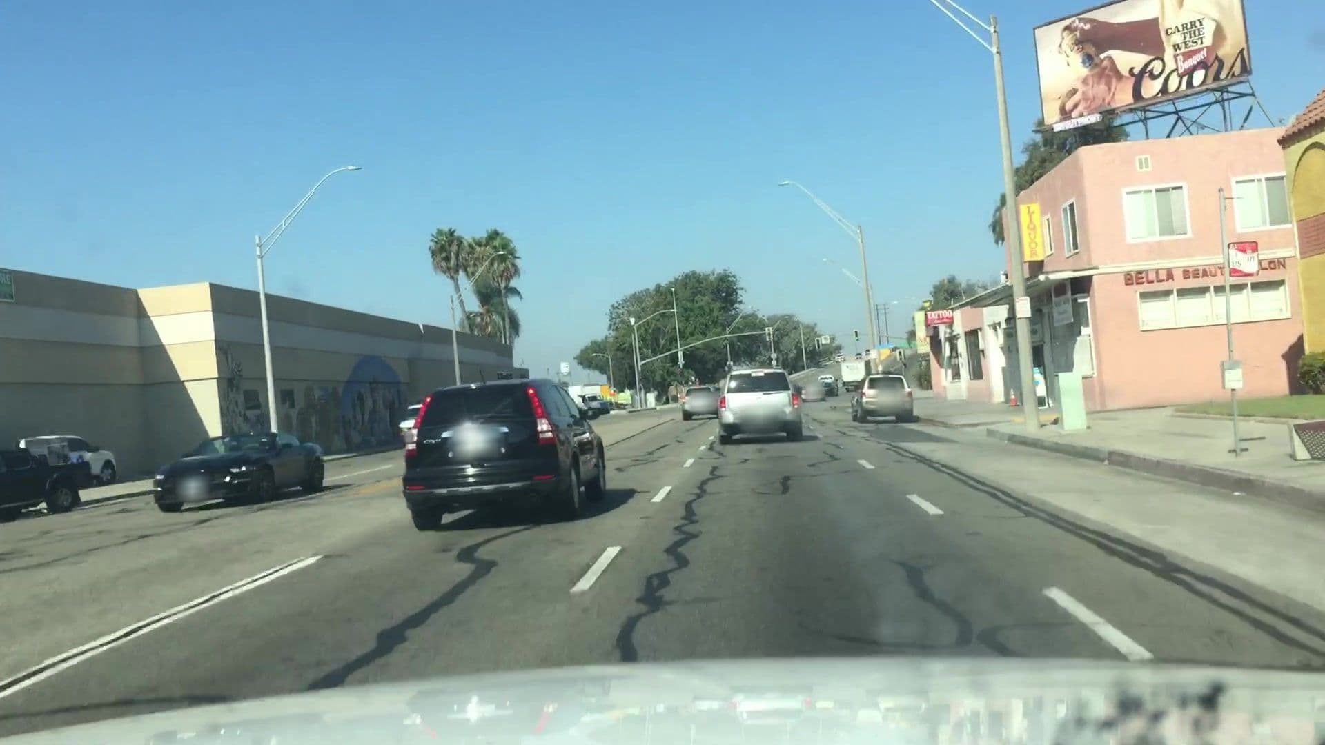 Street view near La Mirage Inn, Long Beach — © lvl5 (CC BY-SA · Mapillary)