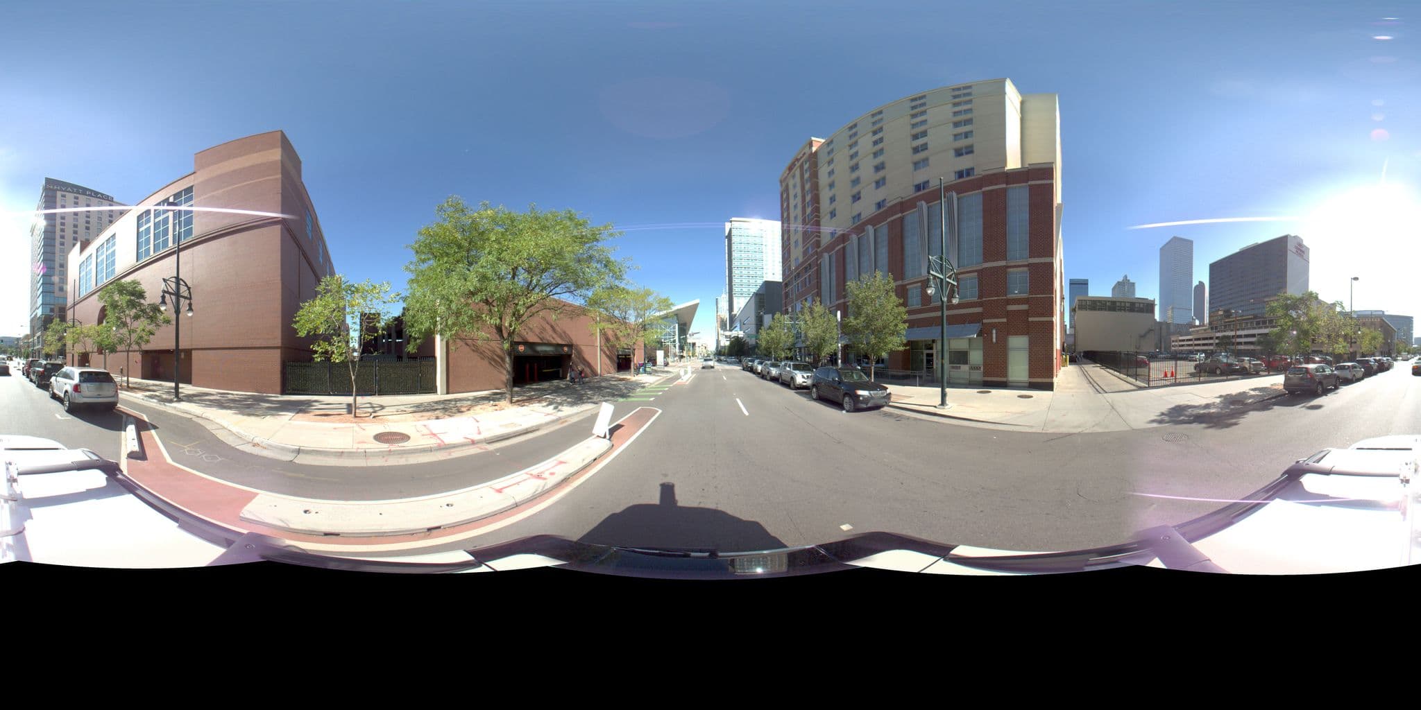 Street view near Hilton Garden Inn, Denver