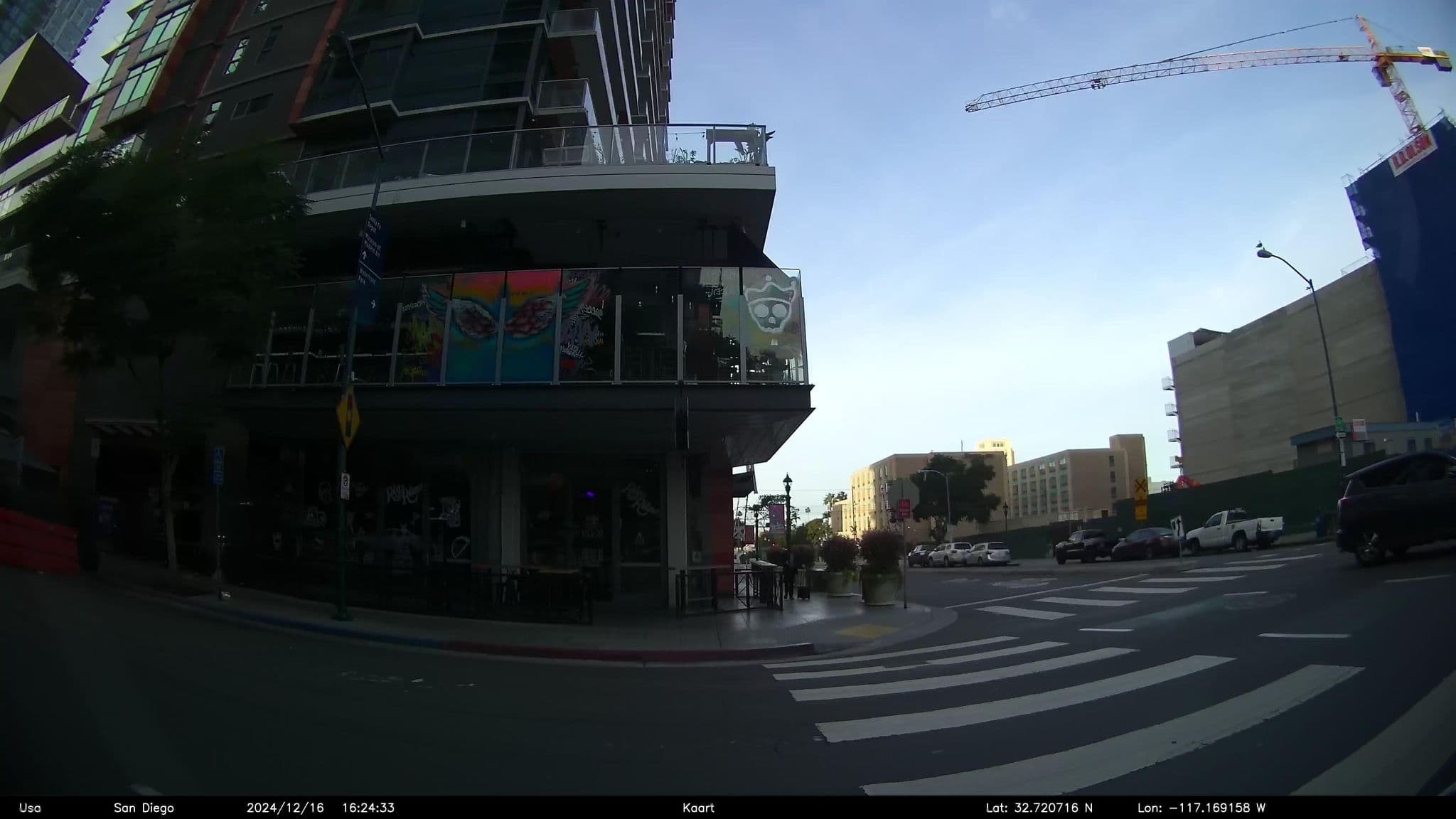 Street view near Allegro Towers, San Diego — © GoProMAX3M (CC BY-SA · Mapillary)