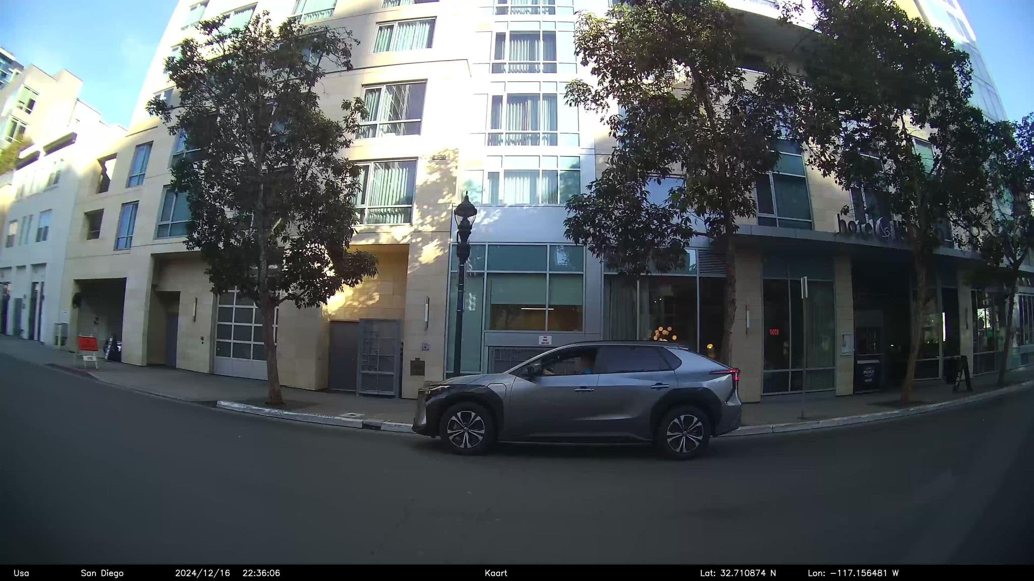 Street view near Hotel Indigo, San Diego