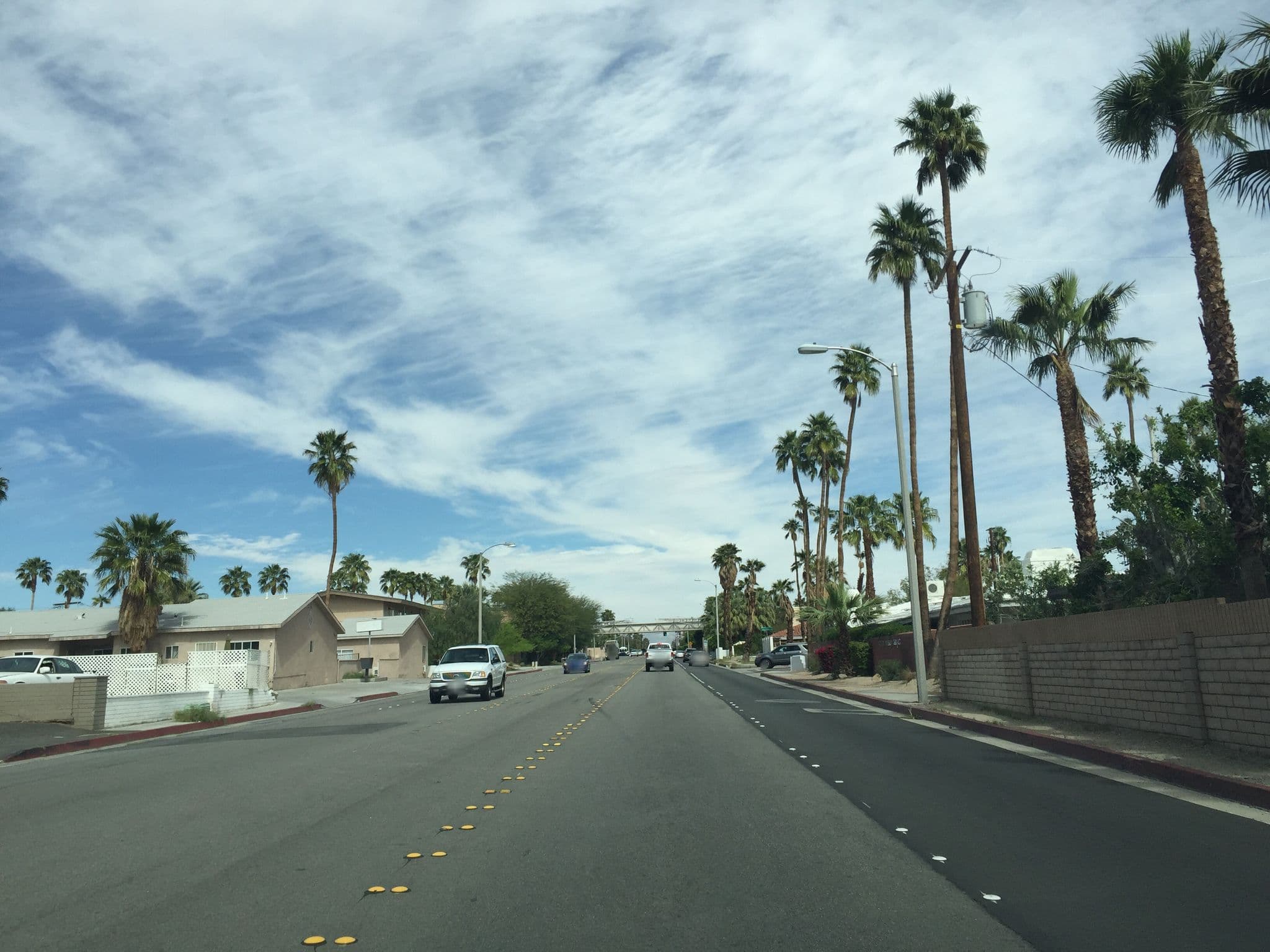 Street view near Skylark Hotel, Palm Springs — © jesolem (CC BY-SA · Mapillary)