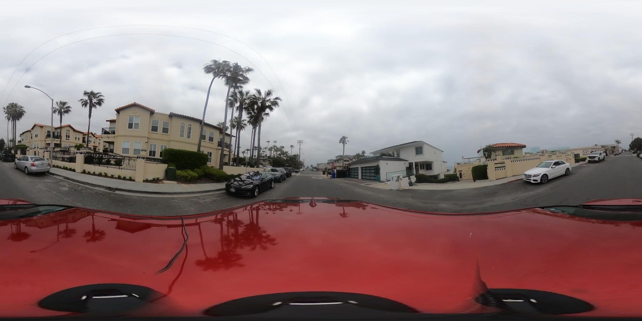 Street view near Seashore on the Sand, Carlsbad — © chenryan (CC BY-SA · Mapillary)