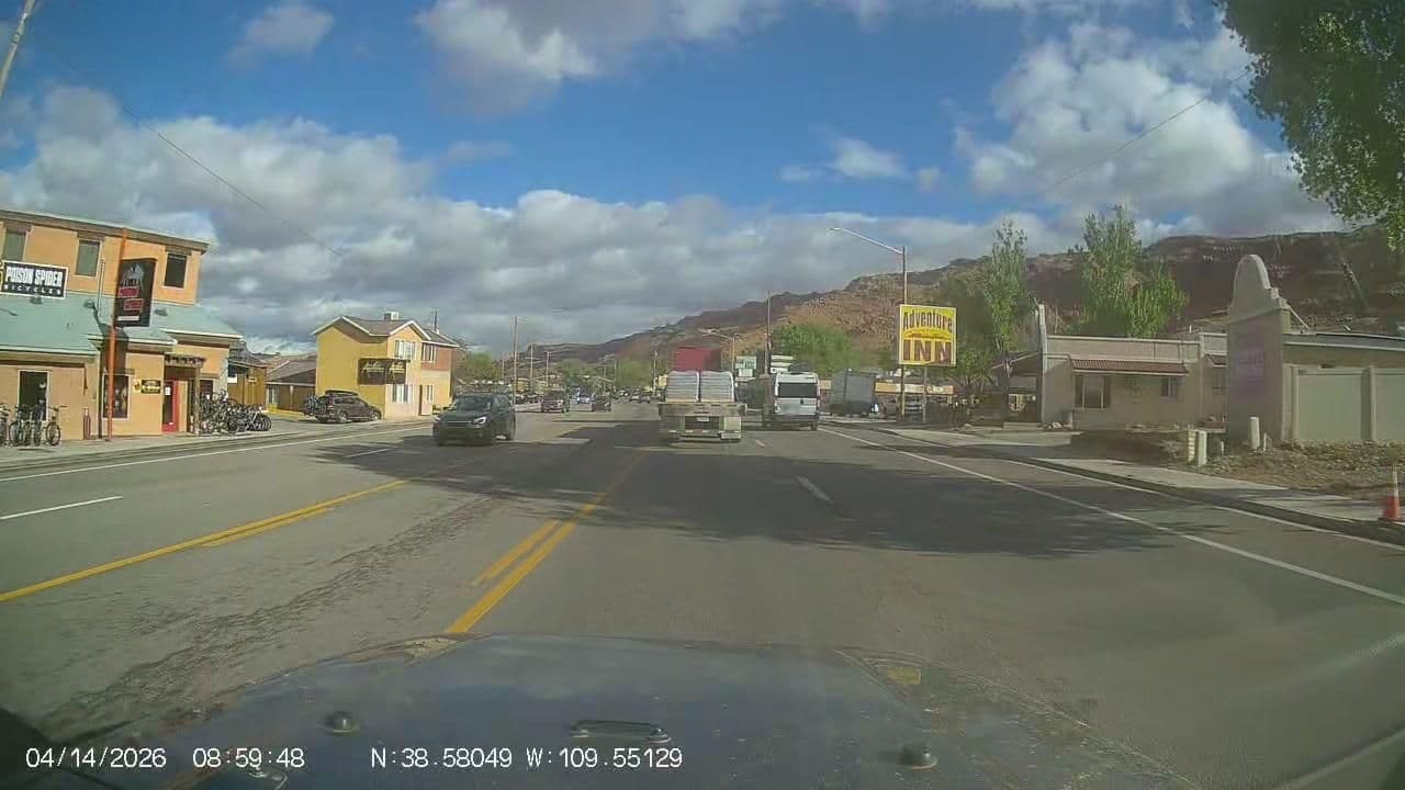 Street view near Adventure Inn, Moab