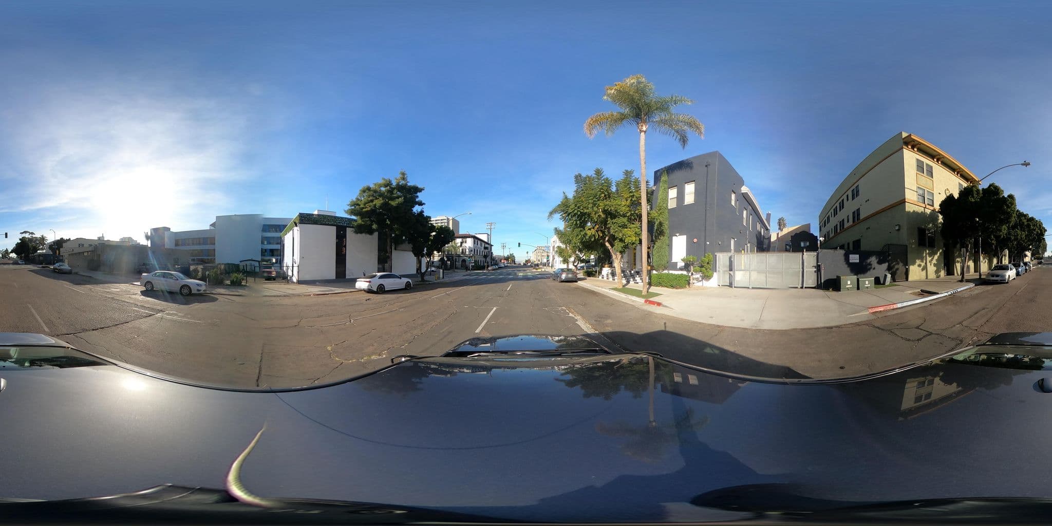 Street view near Hotel Occidental, San Diego
