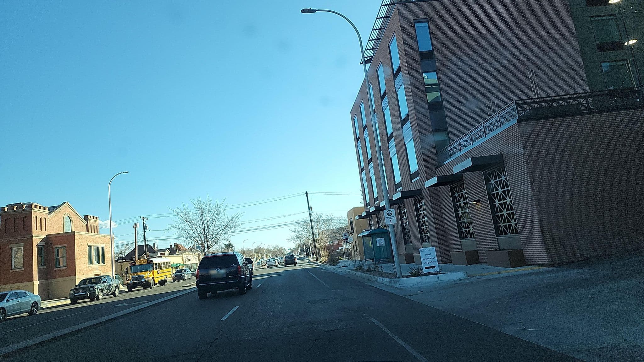 Street view near Hilton Garden Inn, Albuquerque — © evelscissors (CC BY-SA · Mapillary)
