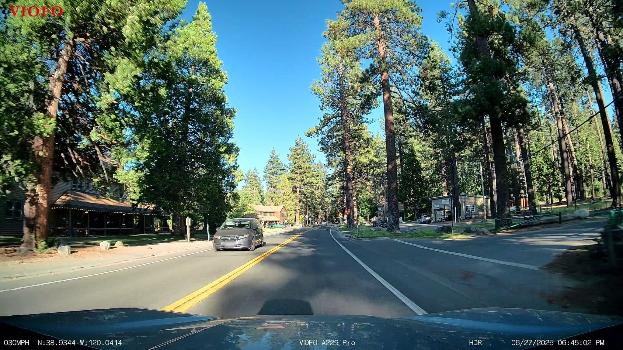 Street view near Camp Richardson Hotel, South Lake Tahoe — © juzza (CC BY-SA · Mapillary)