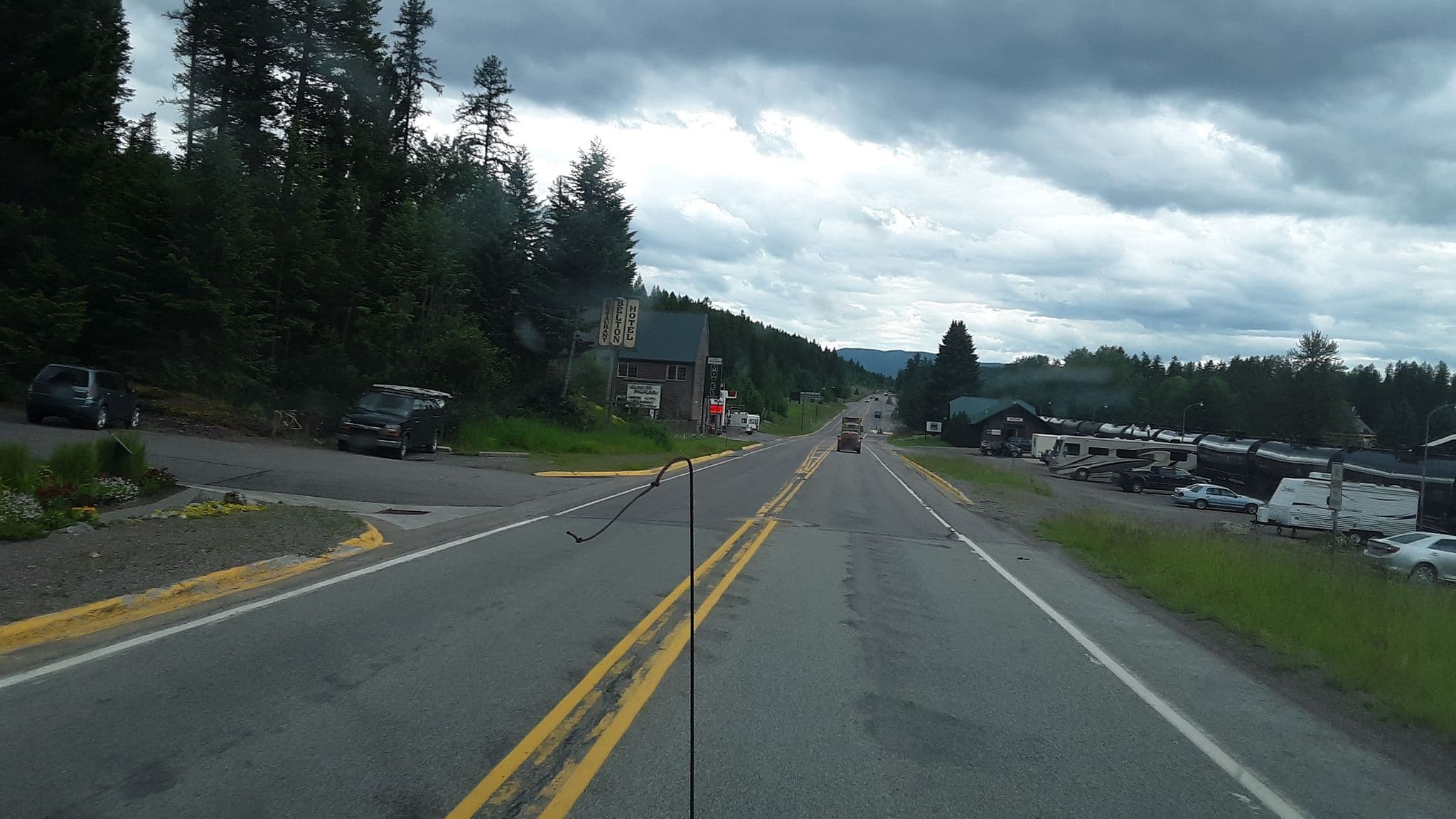Street view near Belton Chalet, Columbia Falls — © jbthemilker (CC BY-SA · Mapillary)