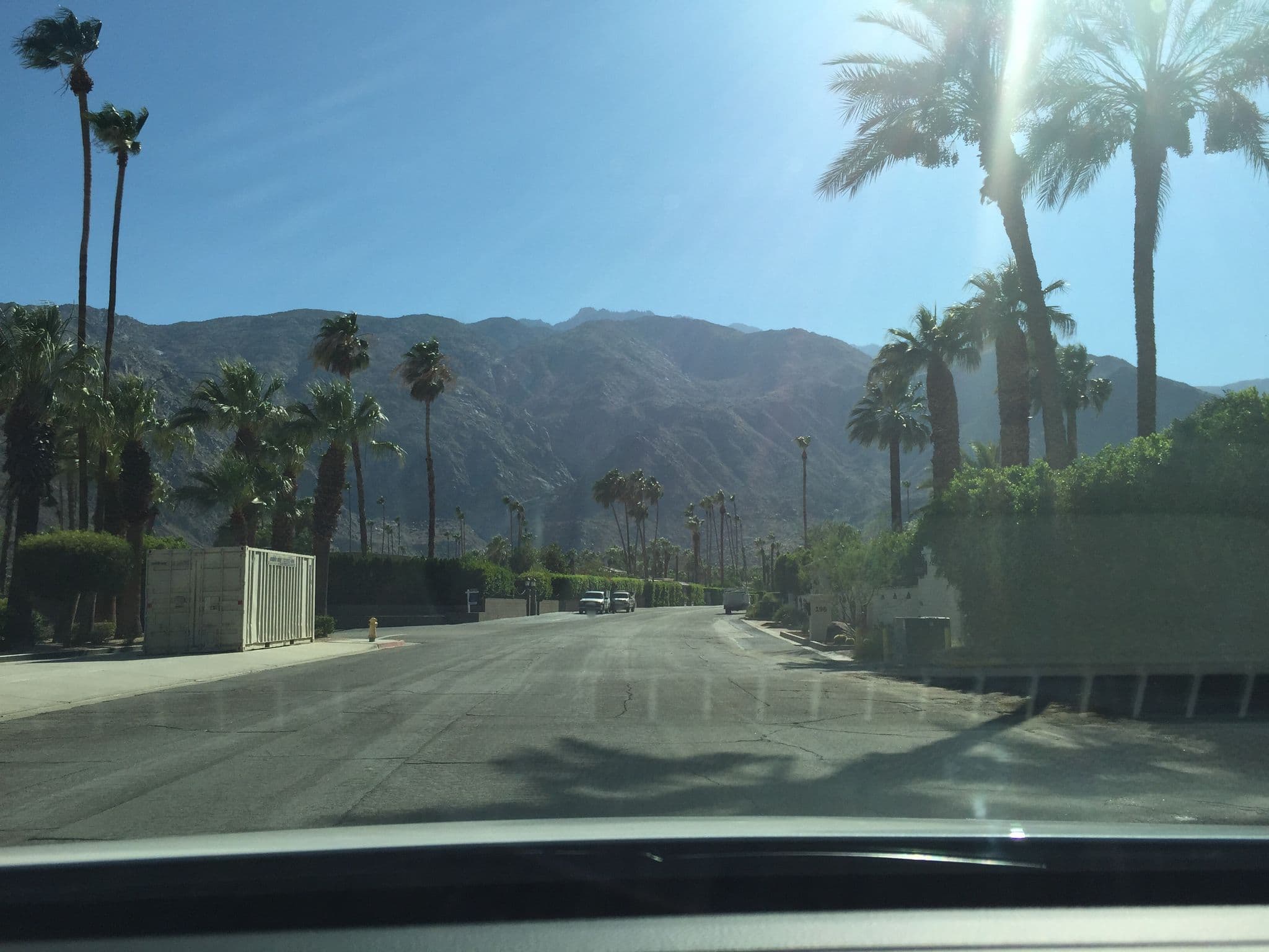 Street view near La Posada West, Palm Springs